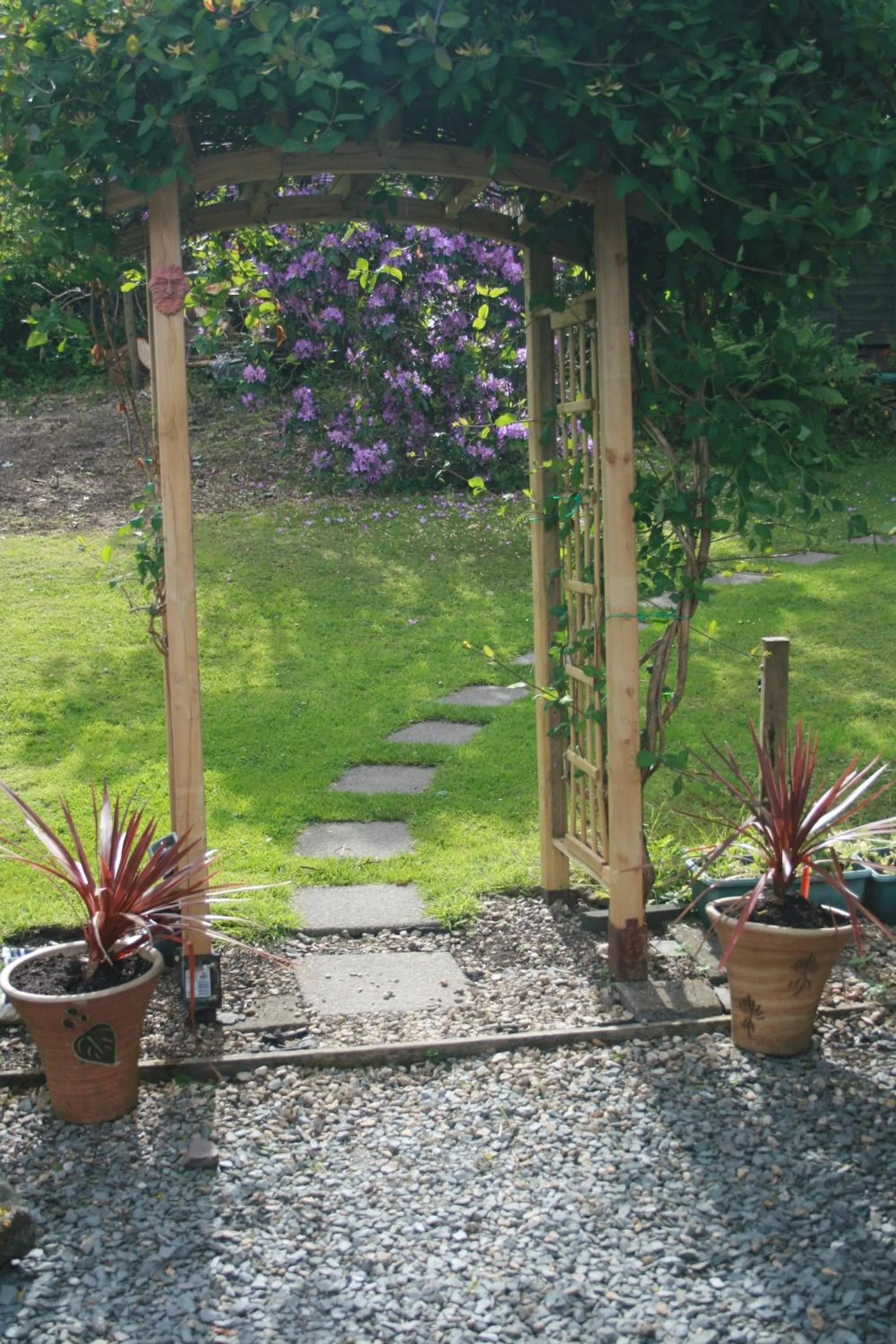 Garden in School House Cottage B&B and tea garden