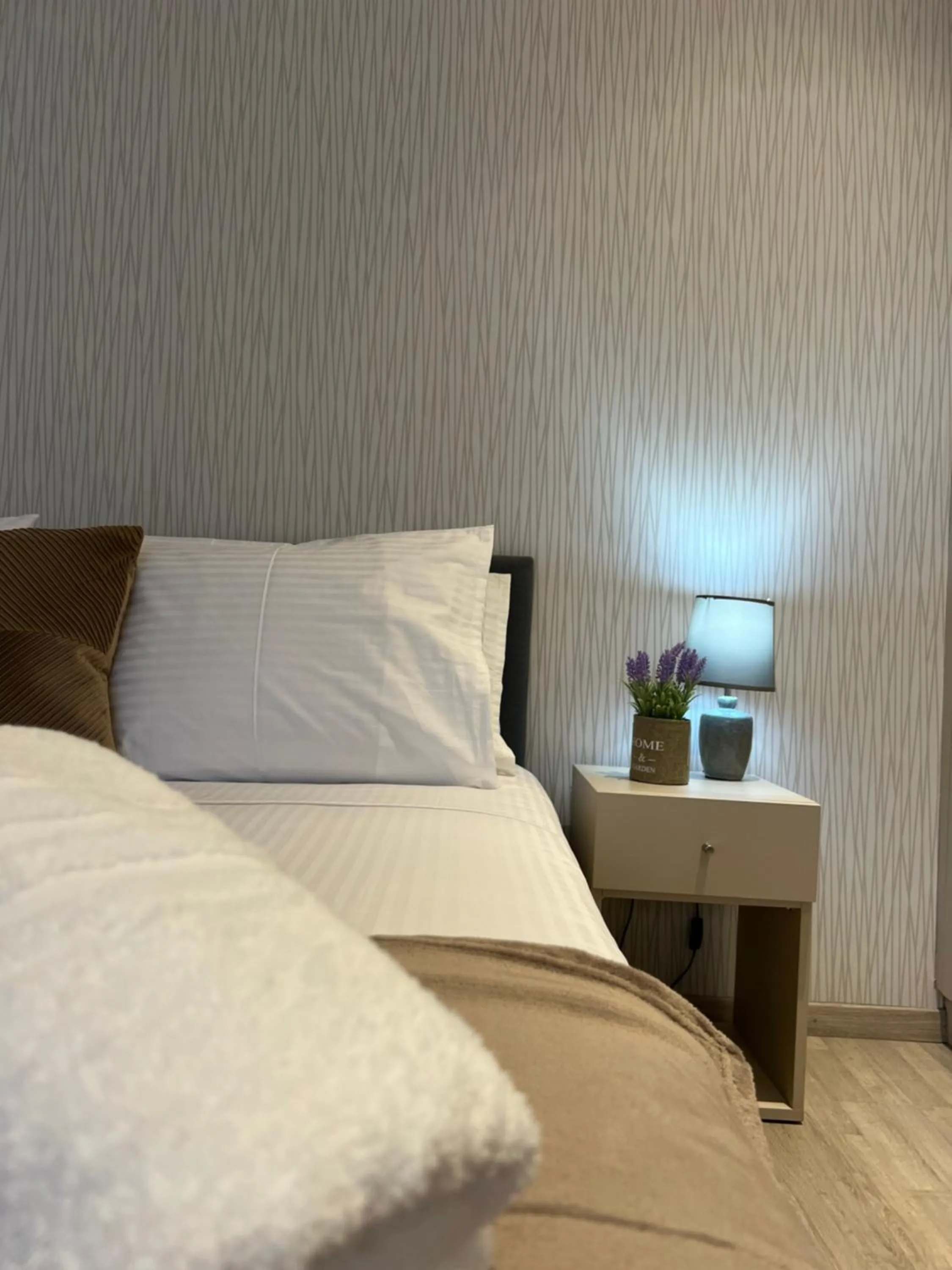 Bed in Athenian Retreat Penthouses