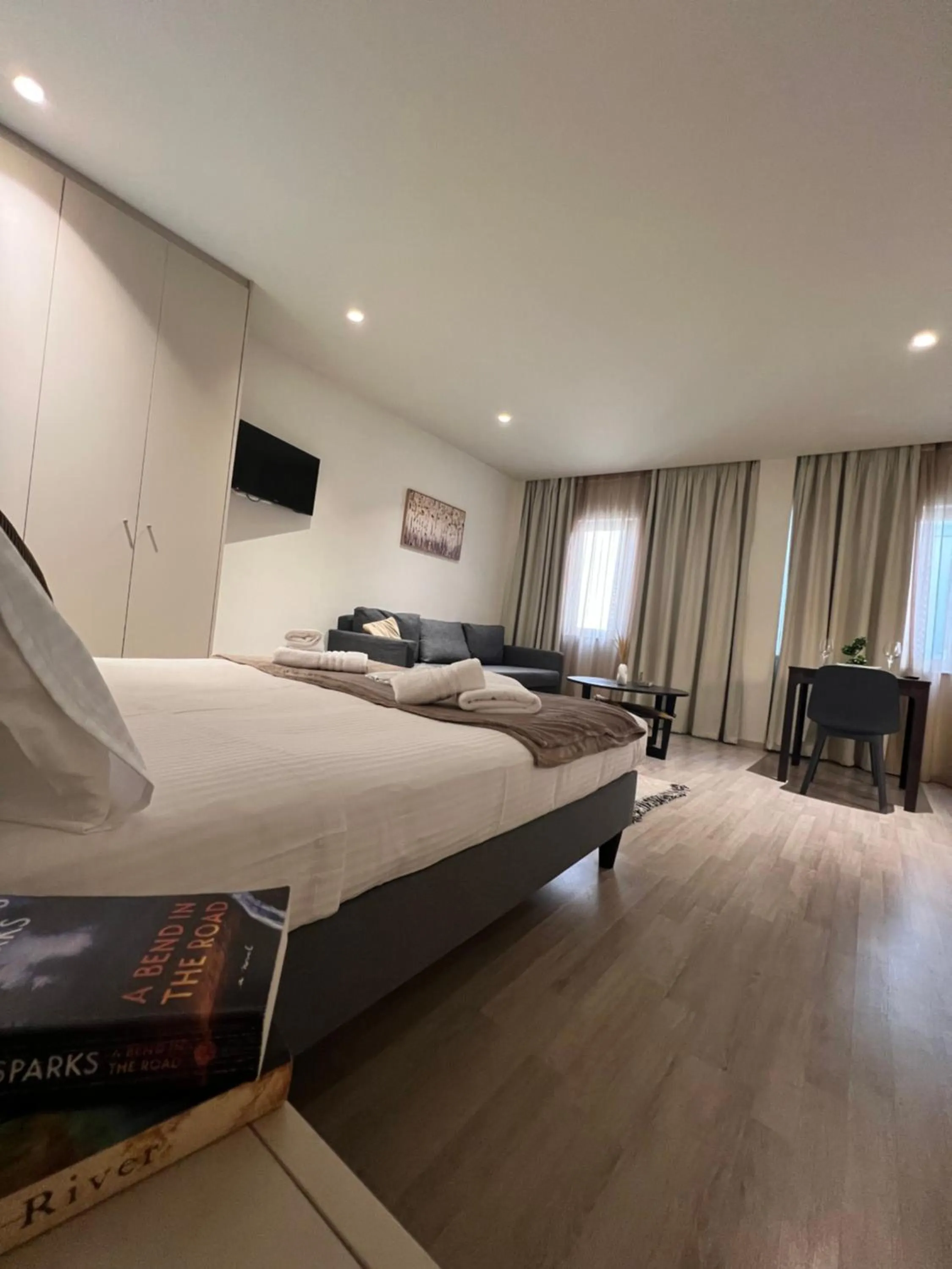 Bed in Athenian Retreat Penthouses