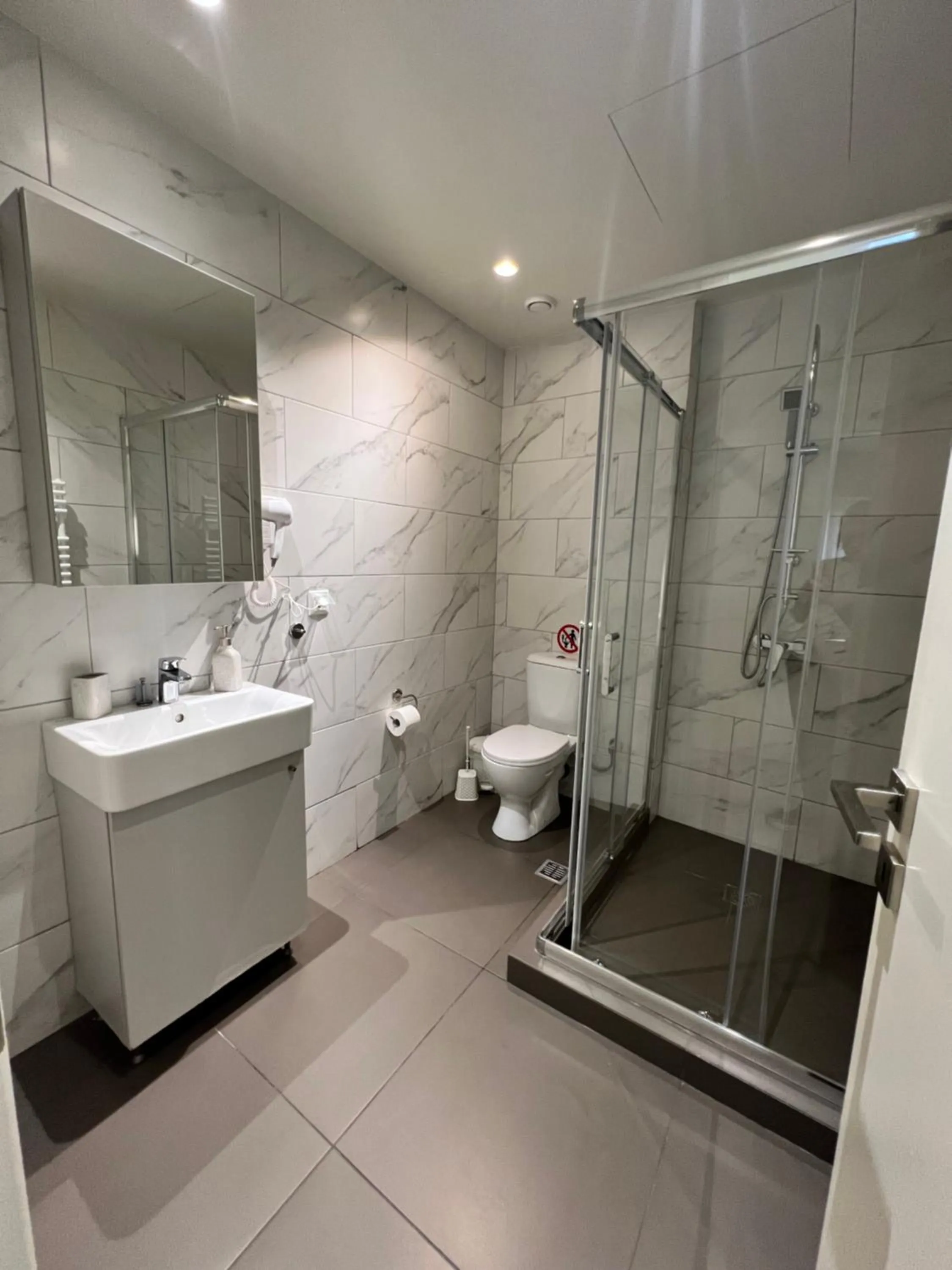 Shower in Athenian Retreat Penthouses