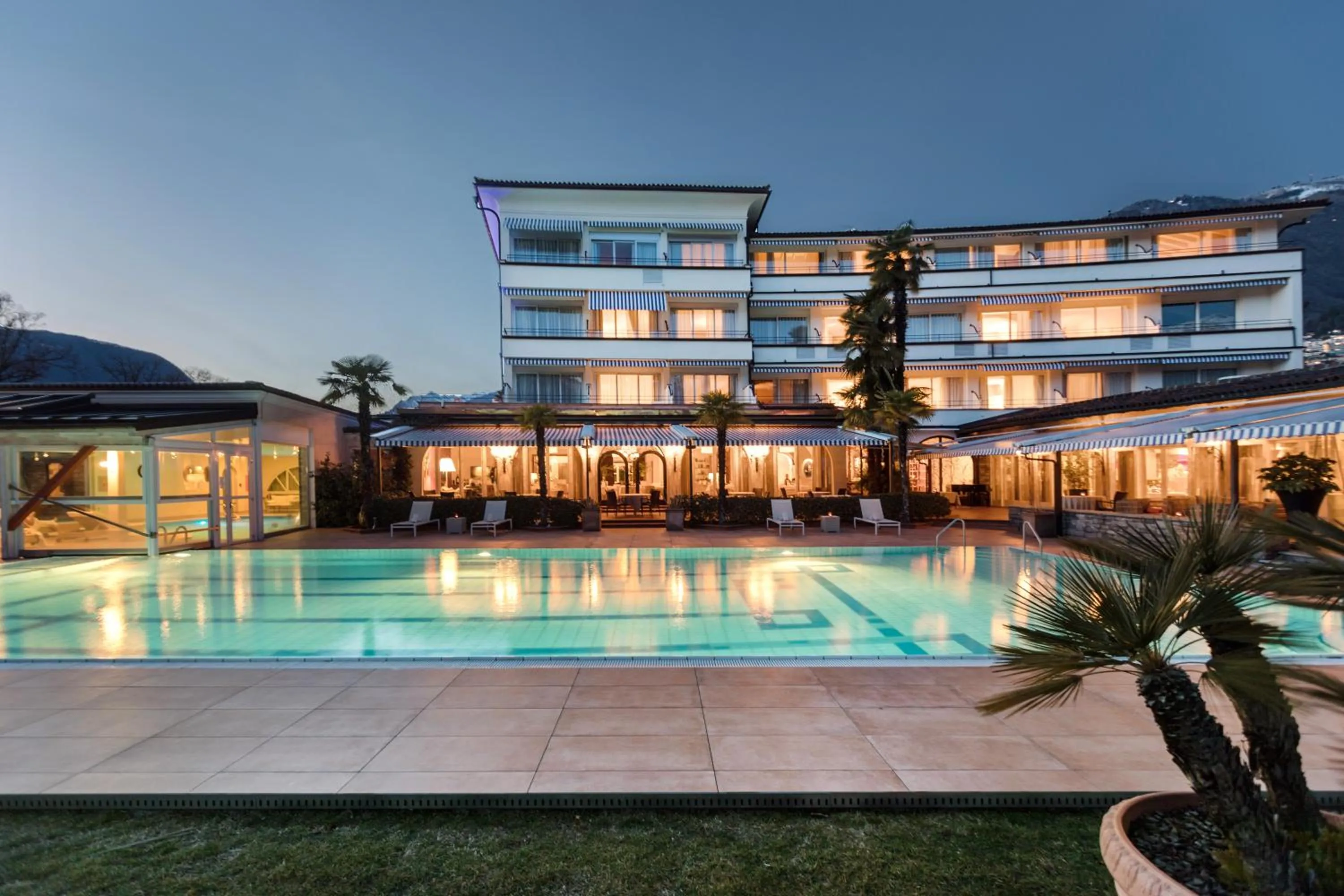 Pool view in Villa Delta - Parkhotel Delta