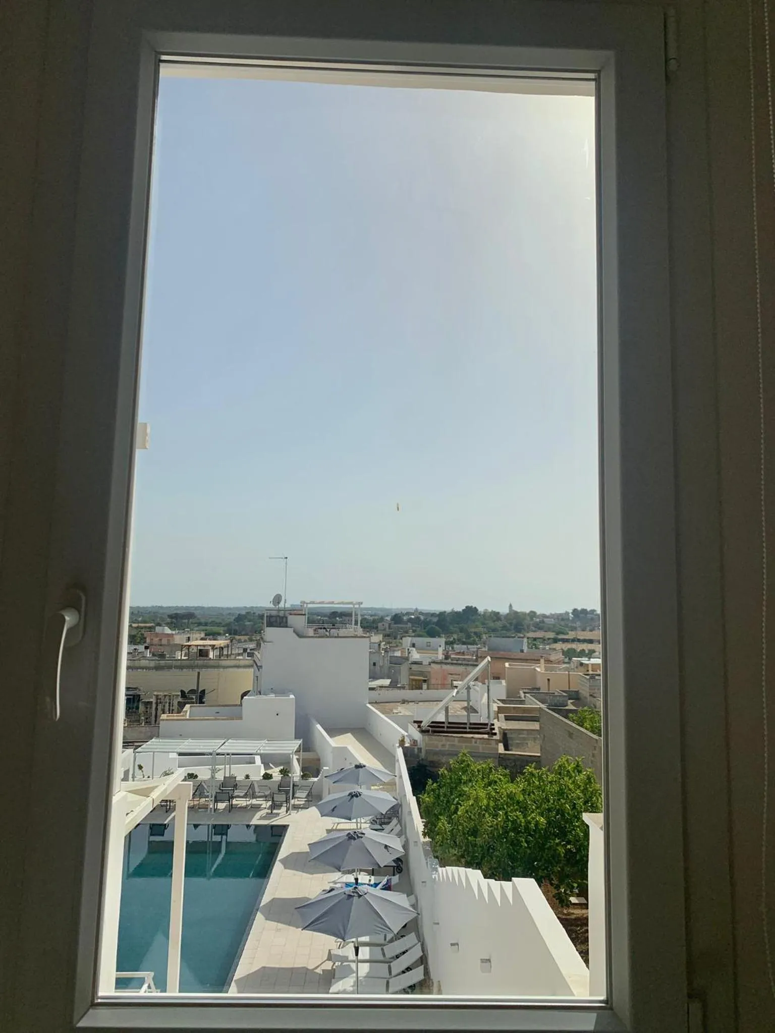 Pool view in TS Residence