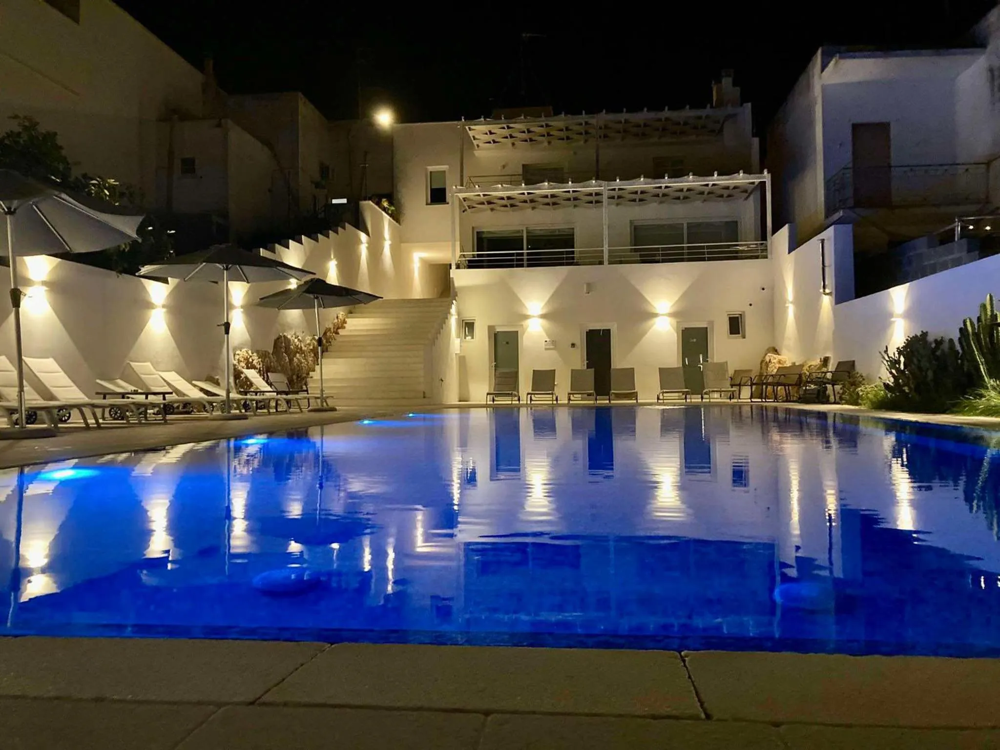 Pool view in TS Residence