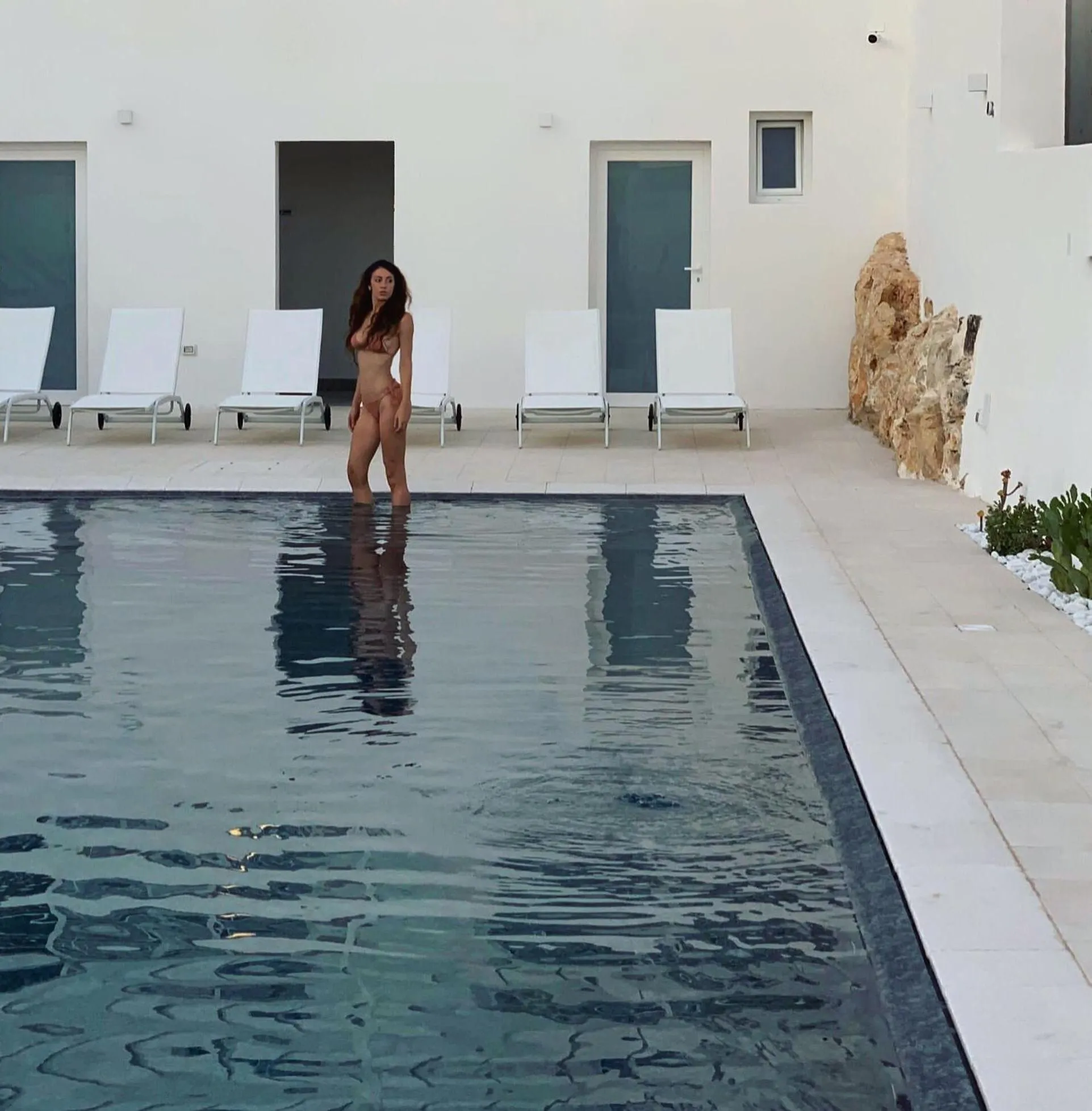 Swimming pool in TS Residence