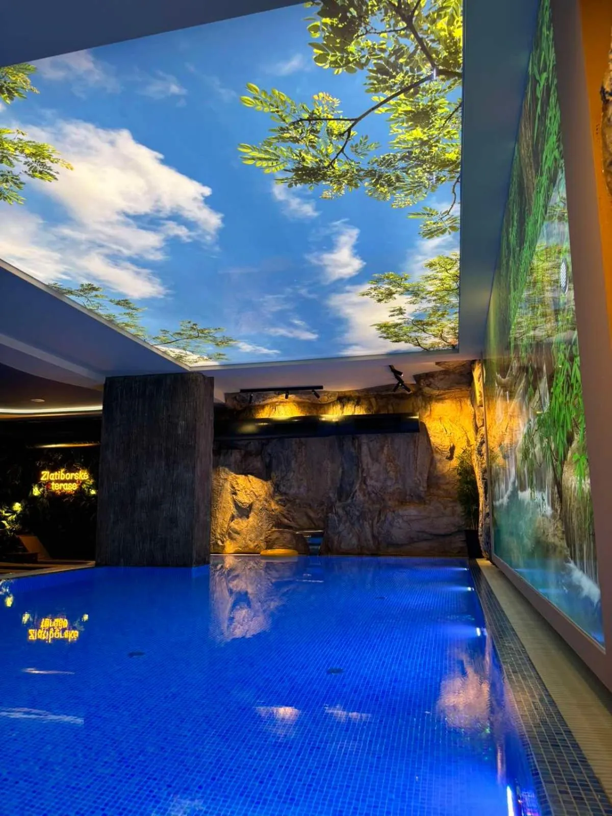 Natural landscape in Zlatiborske terase Spa&Wellness