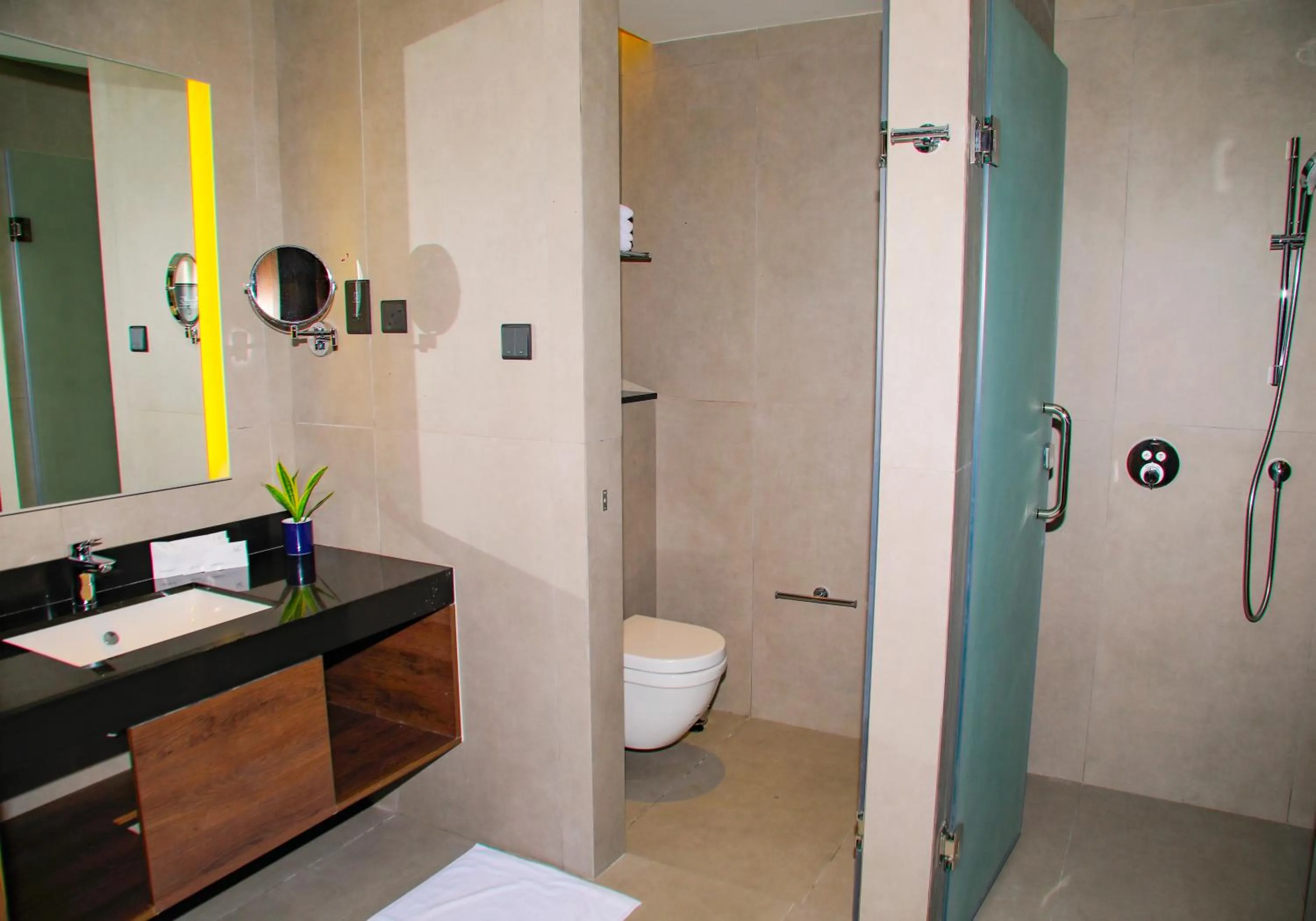 Shower in Sofia Colombo City Hotel