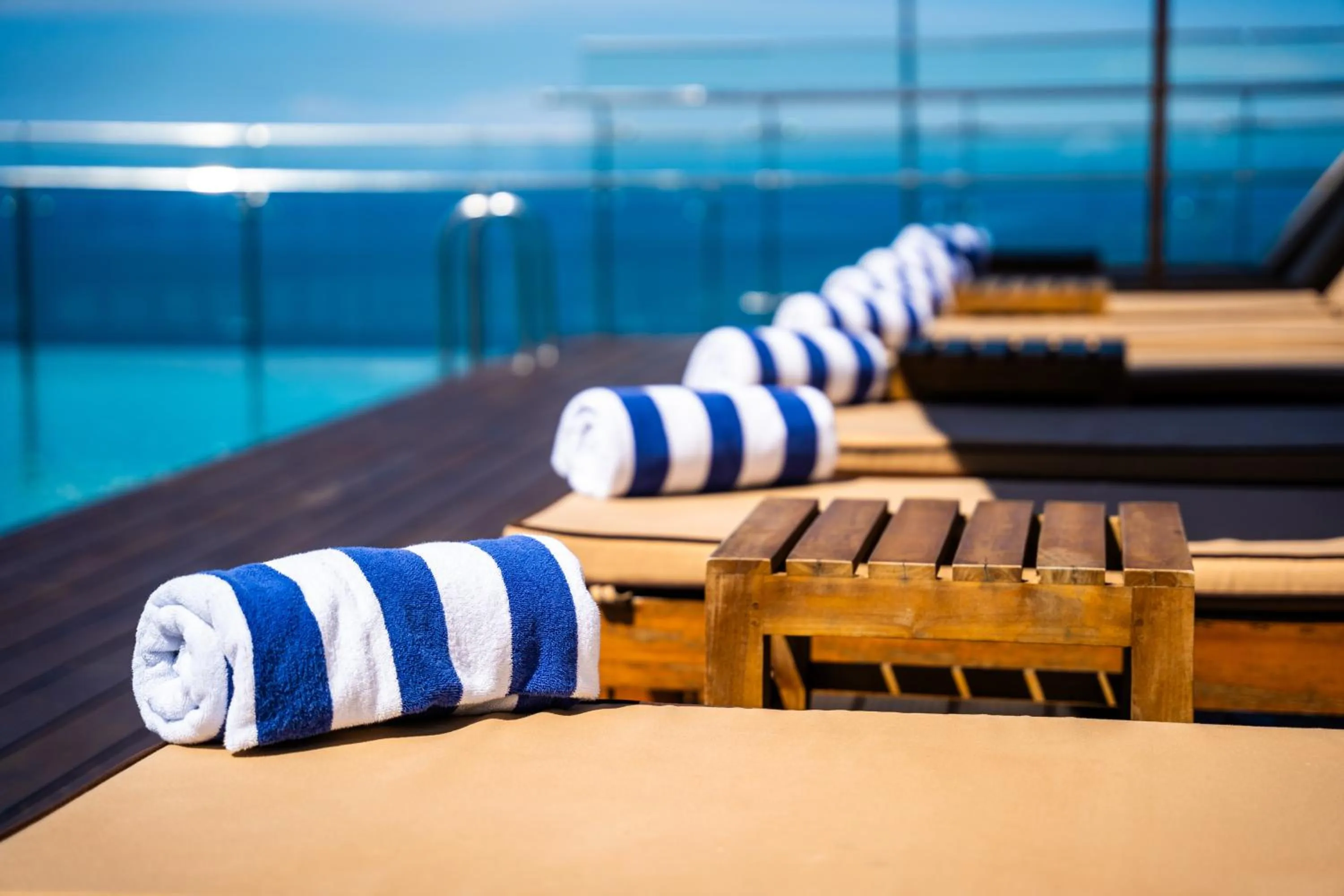 Pool view in Sofia Colombo City Hotel