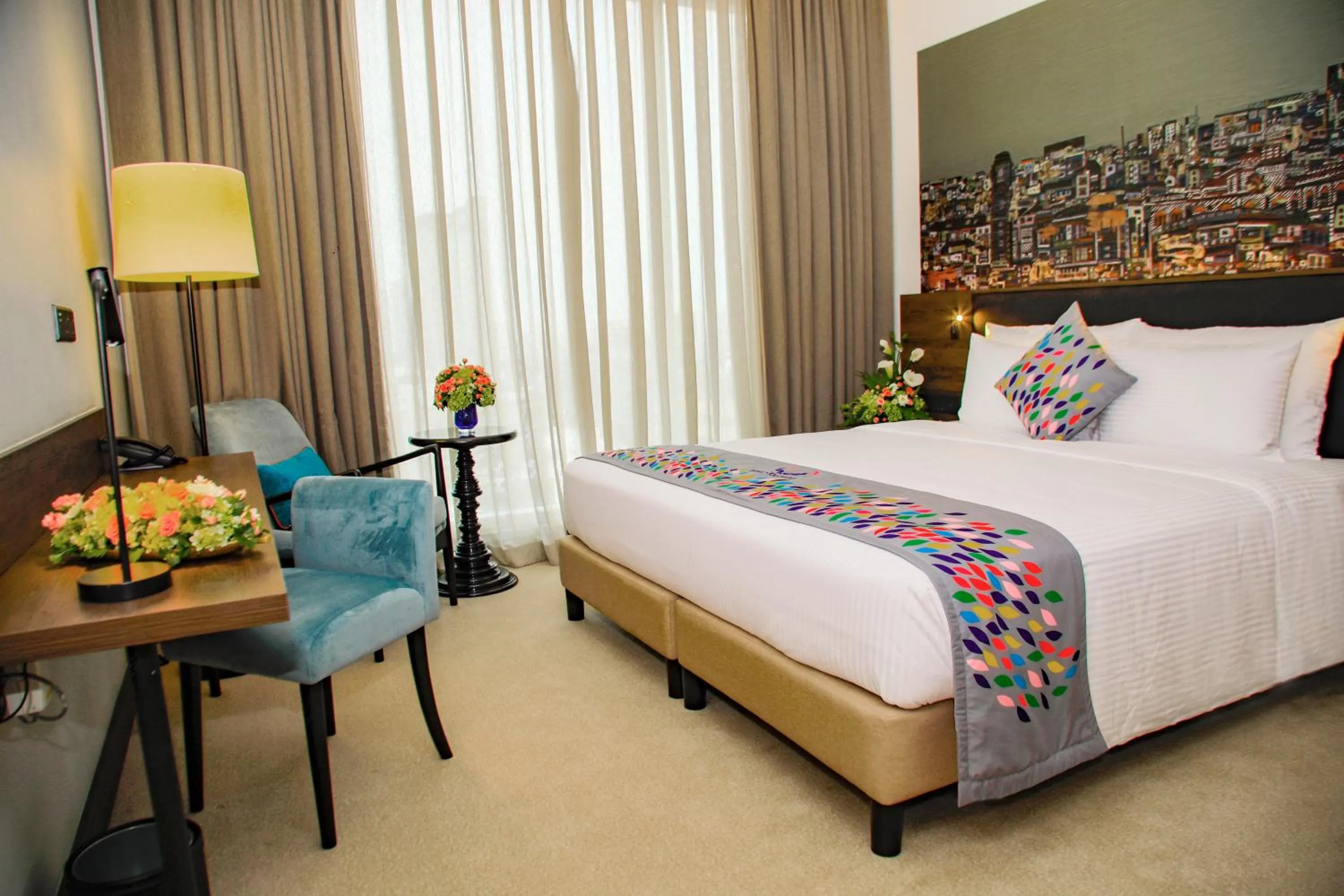 Bed in Sofia Colombo City Hotel