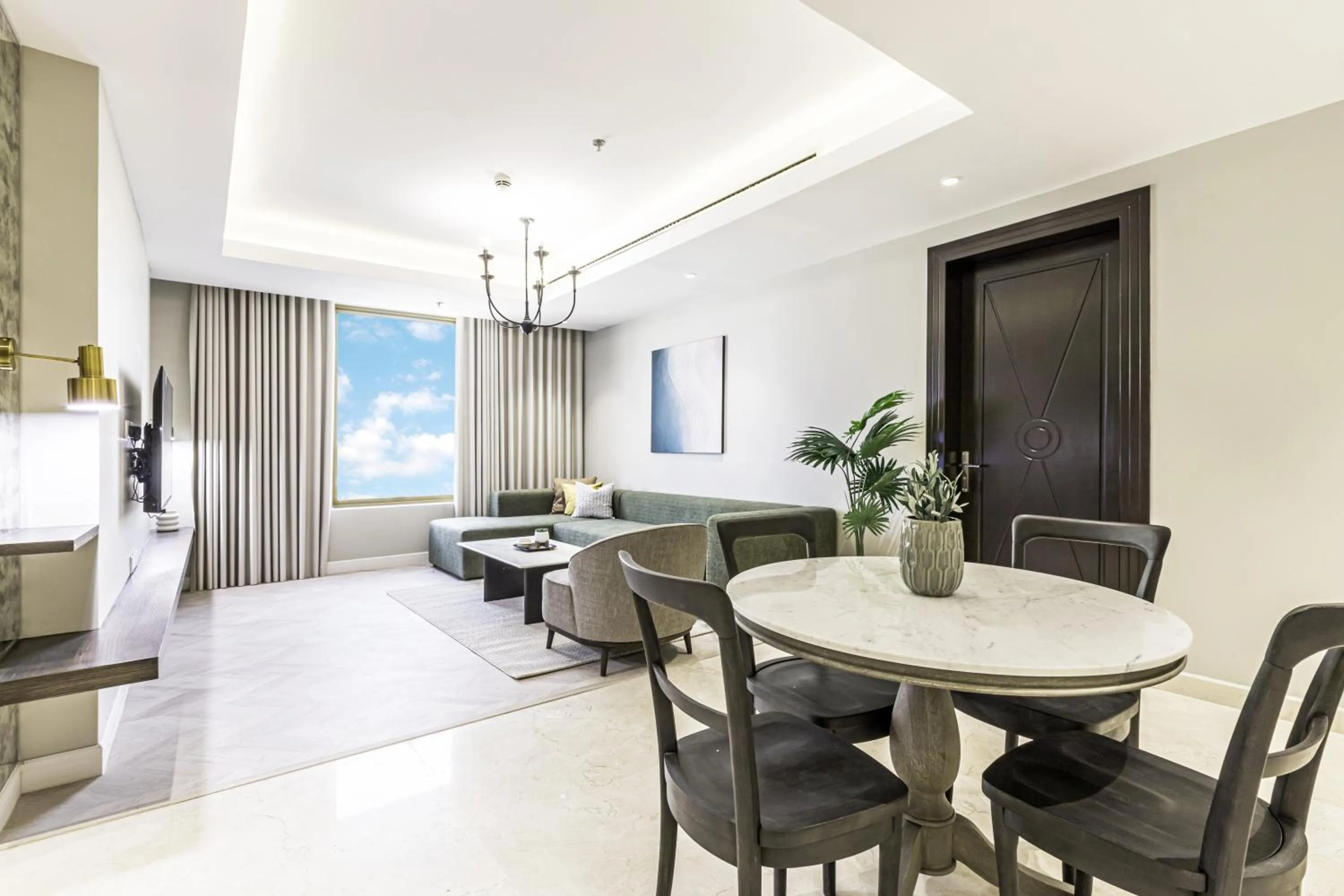 Living room in Stella Stays Olaya Tower 1 - Furnished Apartments