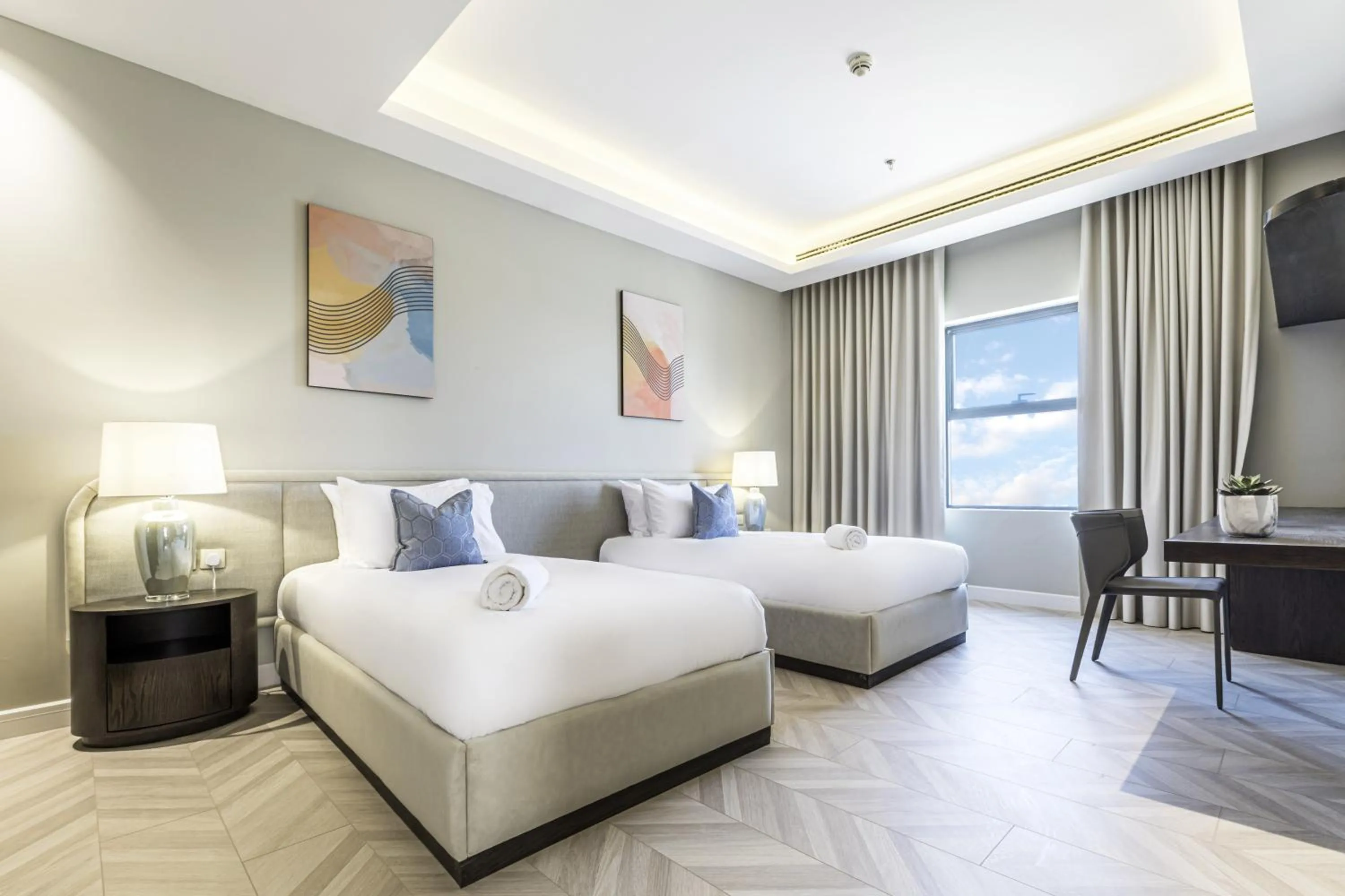 Bedroom, Bed in Stella Stays Olaya Tower 1 - Furnished Apartments