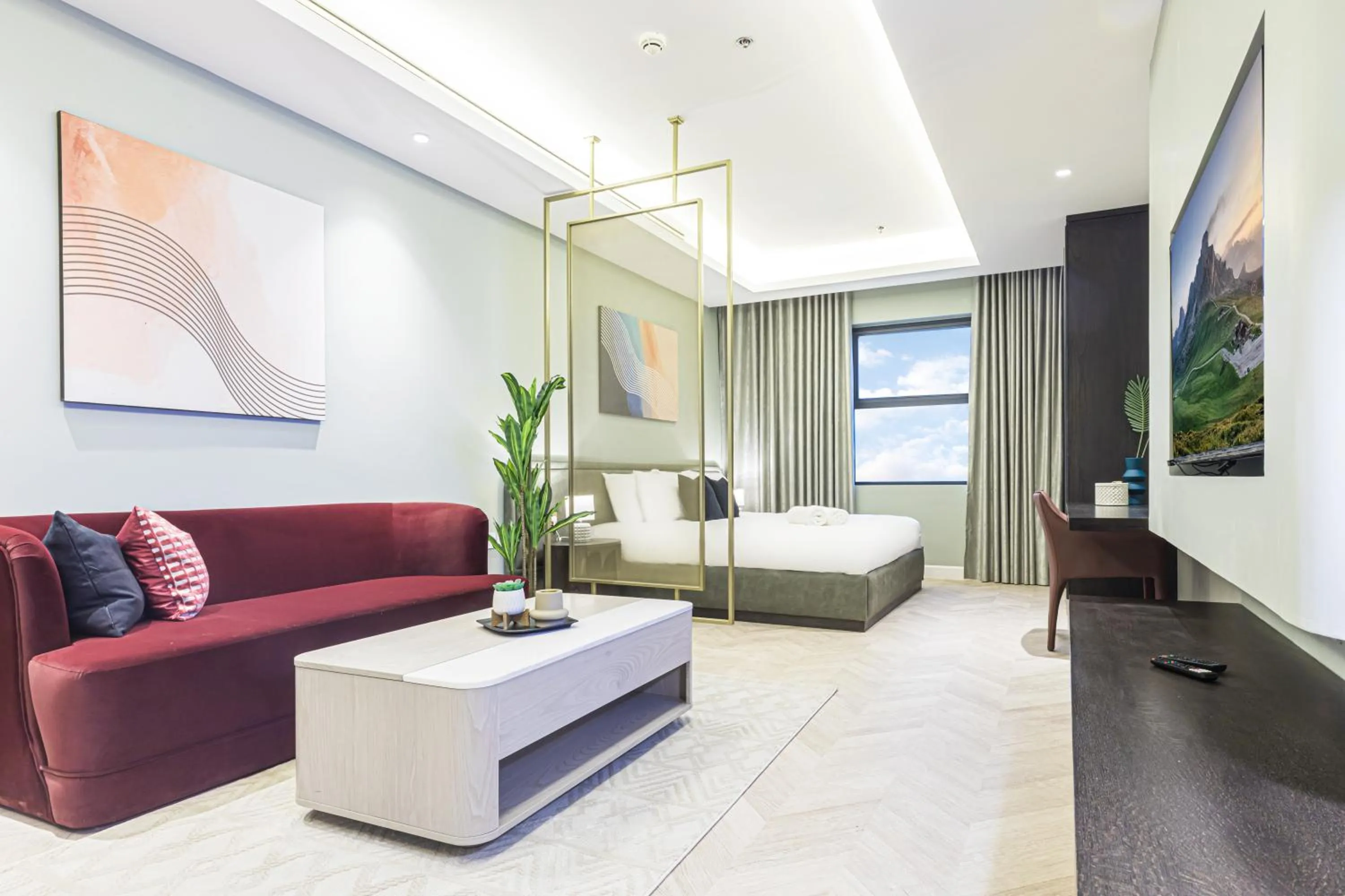 Photo of the whole room in Stella Stays Olaya Tower 1 - Furnished Apartments