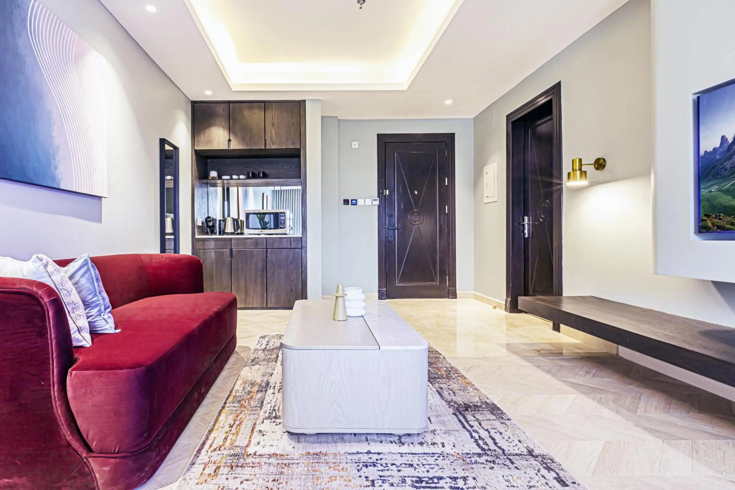 Kitchen or kitchenette in Stella Stays Olaya Tower 1 - Furnished Apartments