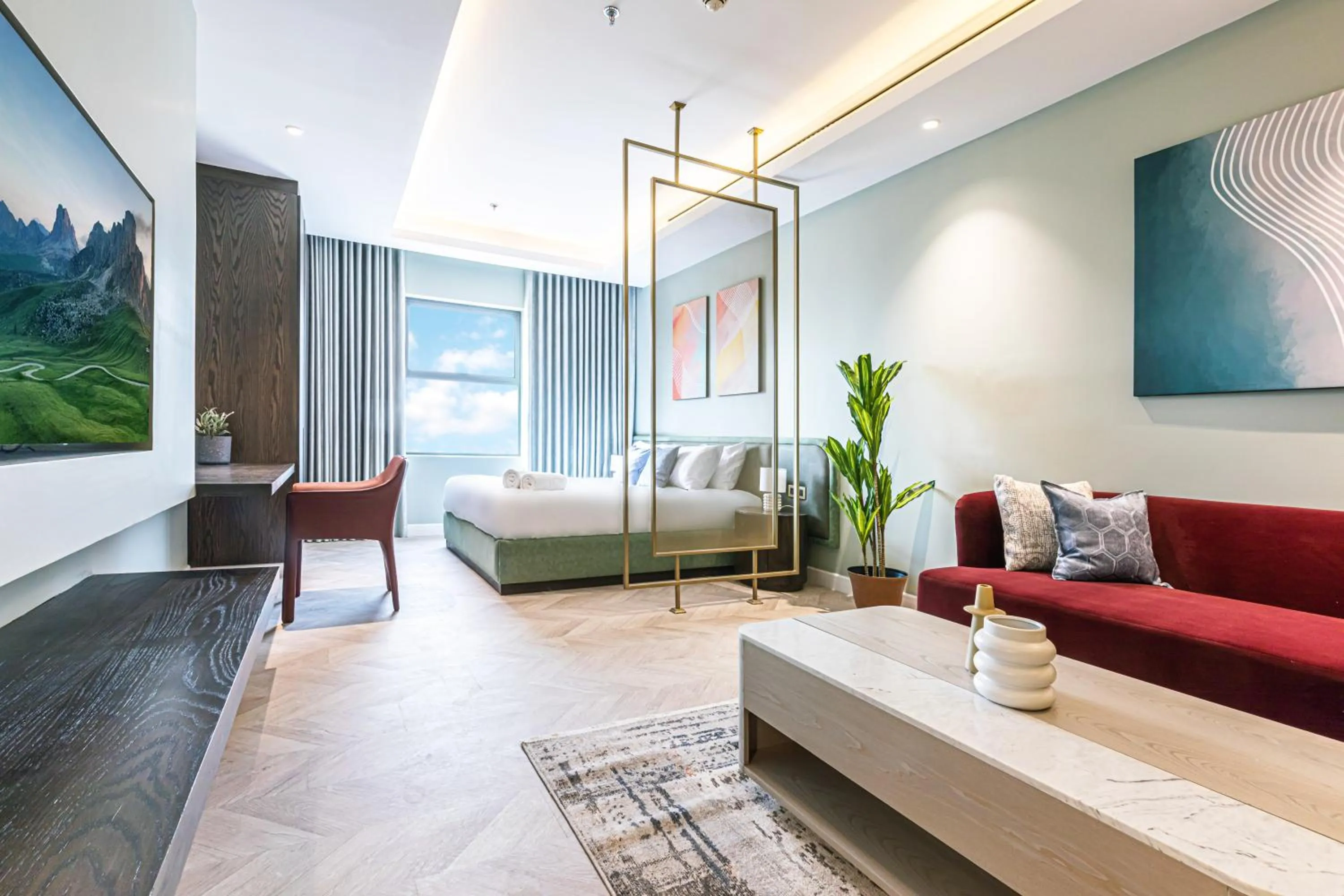 Photo of the whole room in Stella Stays Olaya Tower 1 - Furnished Apartments