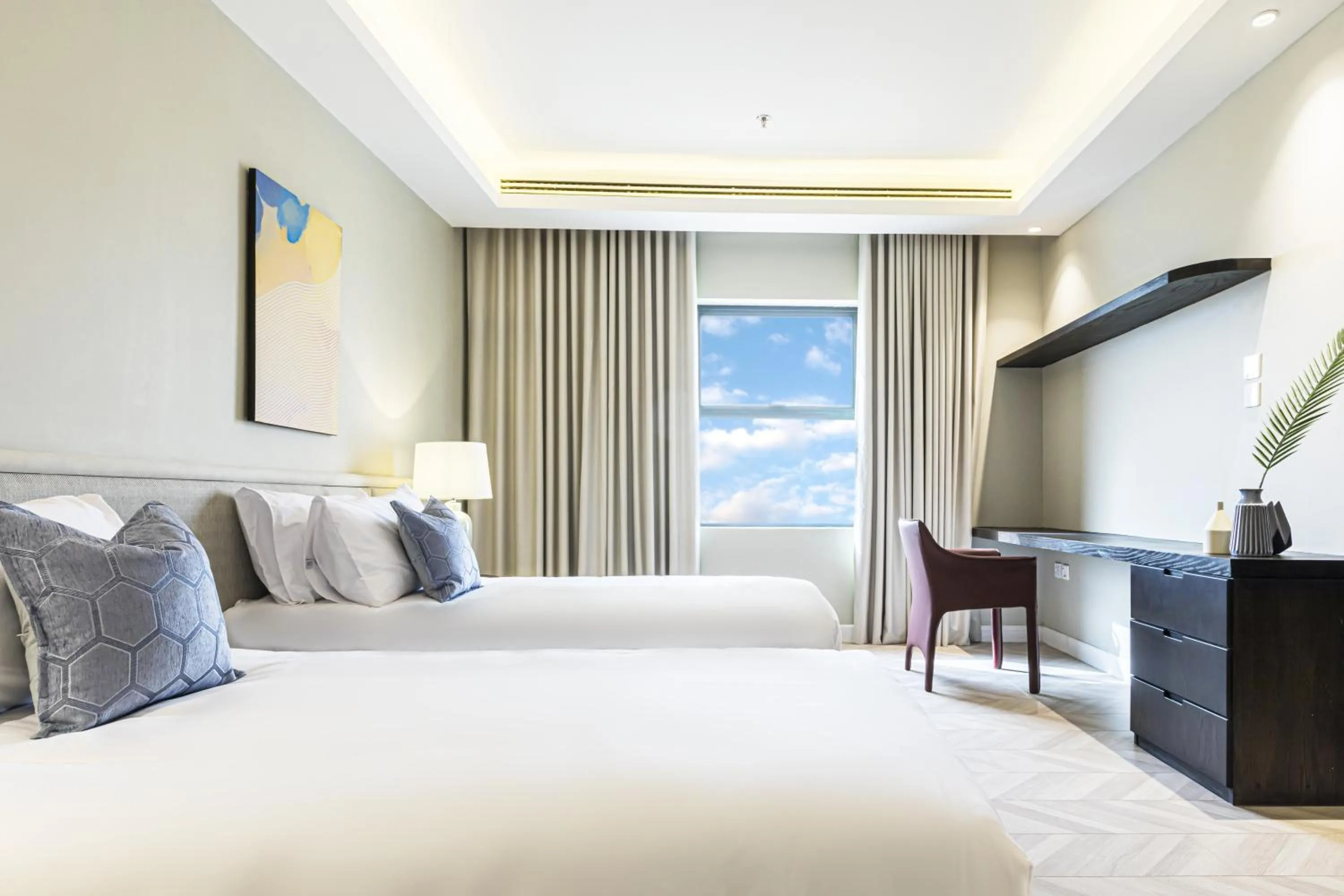 Bedroom, Bed in Stella Stays Olaya Tower 1 - Furnished Apartments