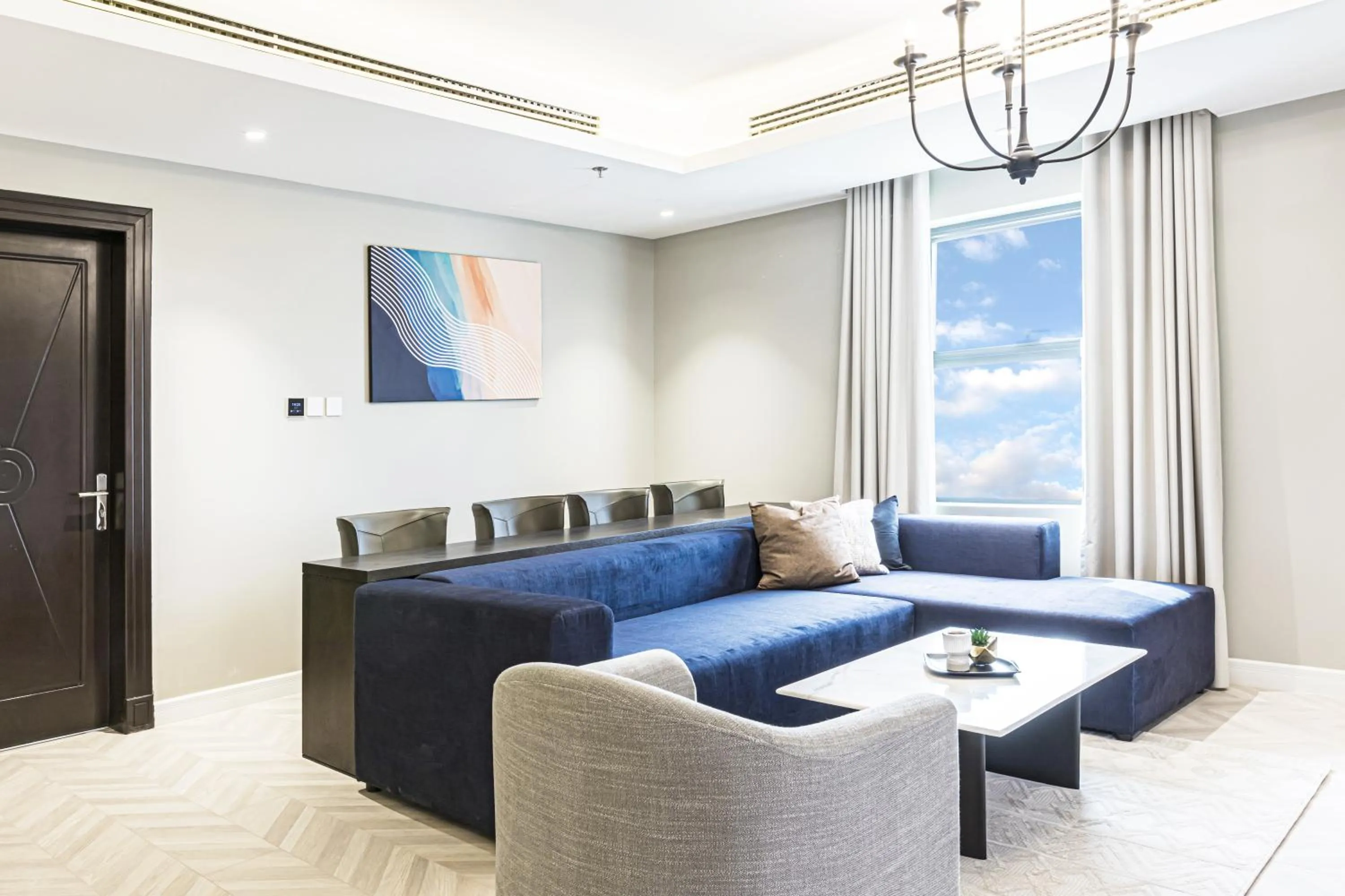 Living room in Stella Stays Olaya Tower 1 - Furnished Apartments