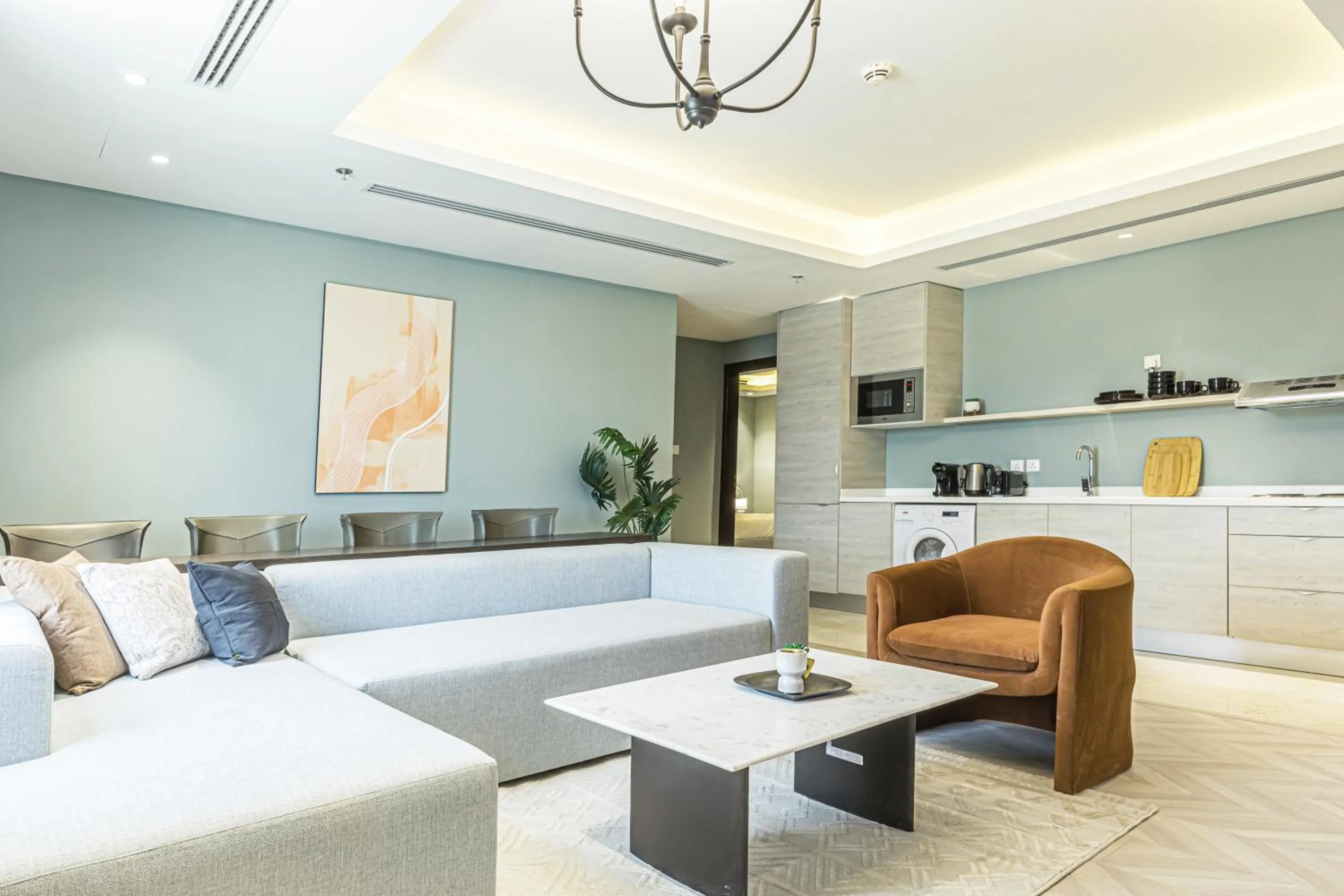 Living room in Stella Stays Olaya Tower 1 - Furnished Apartments