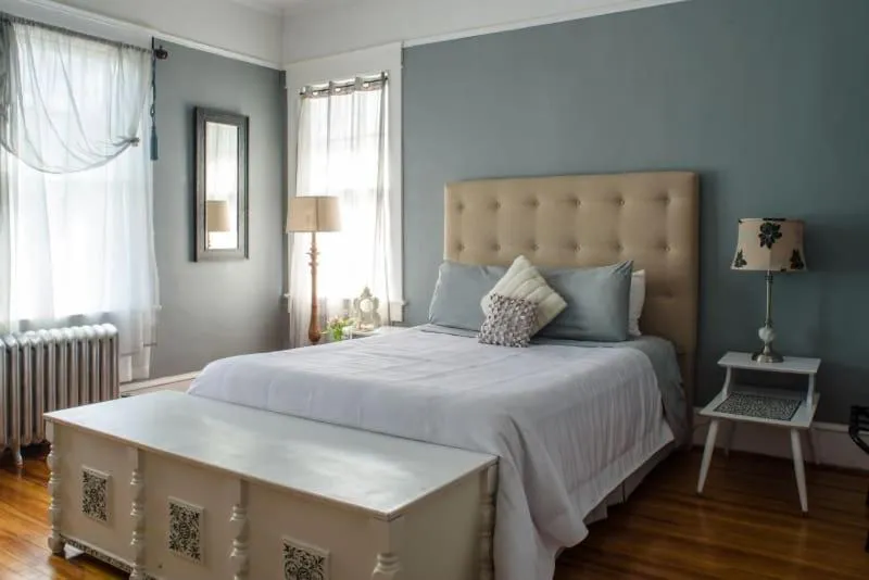 Bed in Morgan and Wells Bed and Breakfast