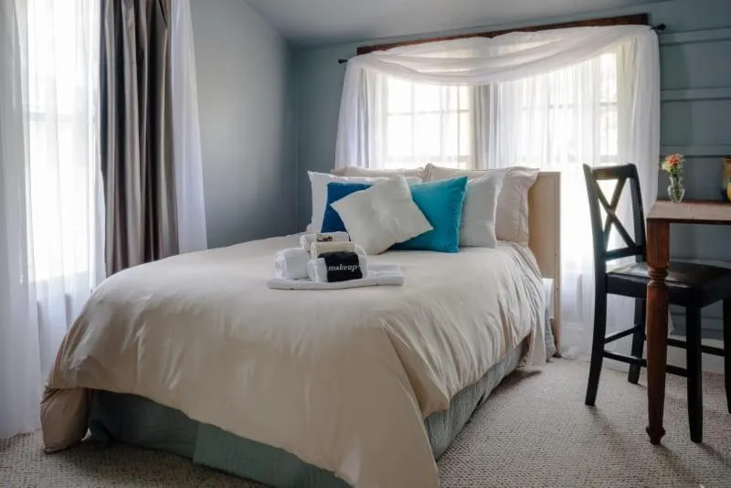 Bed in Morgan and Wells Bed and Breakfast