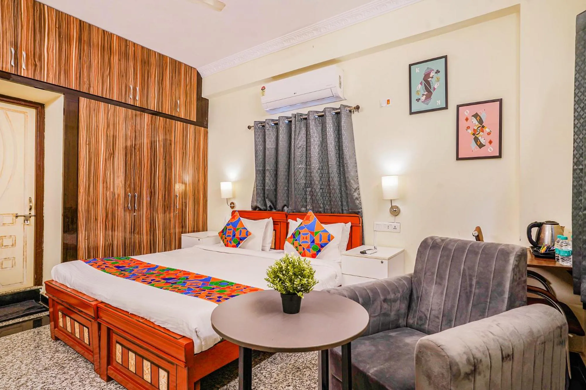 Bed in FabHotel Eminent Suites Banjara Hills - Nr LV Prasad Institute