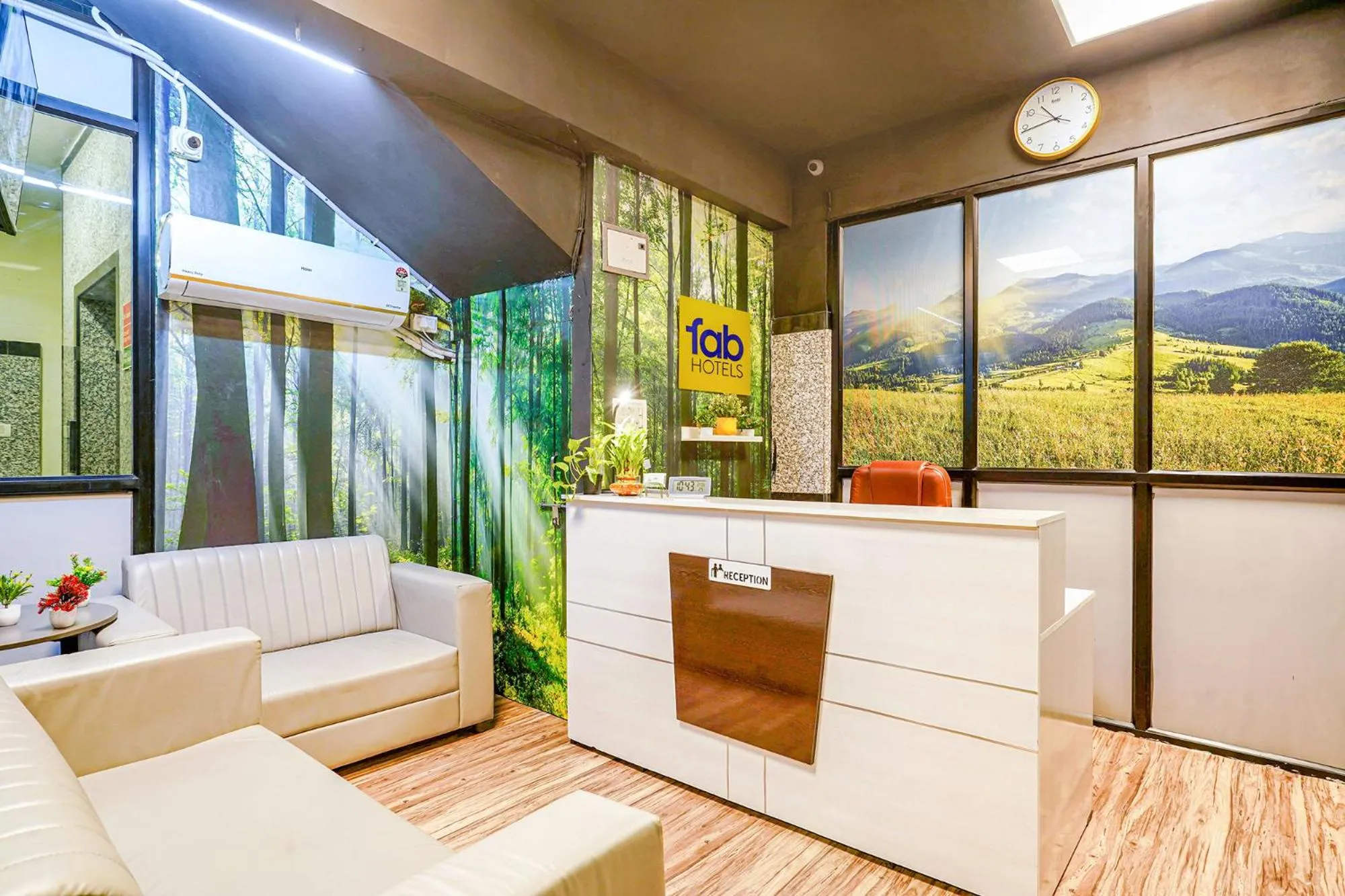 Lobby or reception in FabHotel Eminent Suites Banjara Hills - Nr LV Prasad Institute