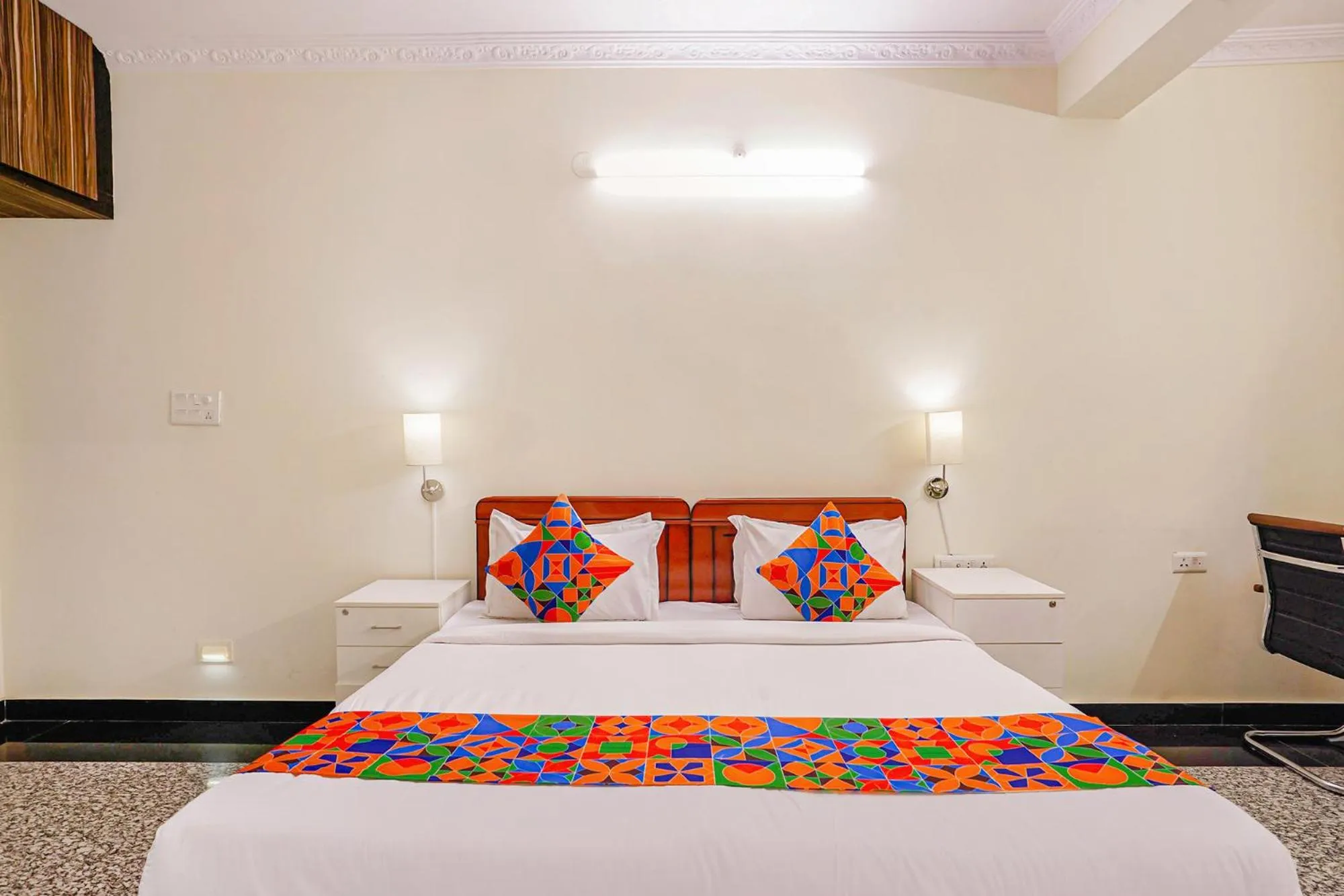 Bed in FabHotel Eminent Suites Banjara Hills - Nr LV Prasad Institute