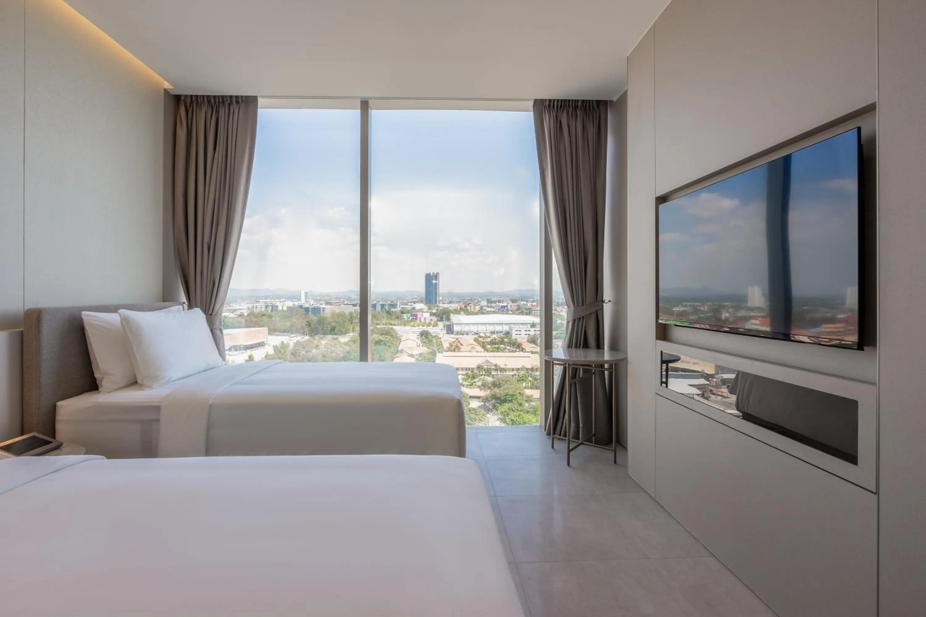 Bed in Akara Hotel Pattaya