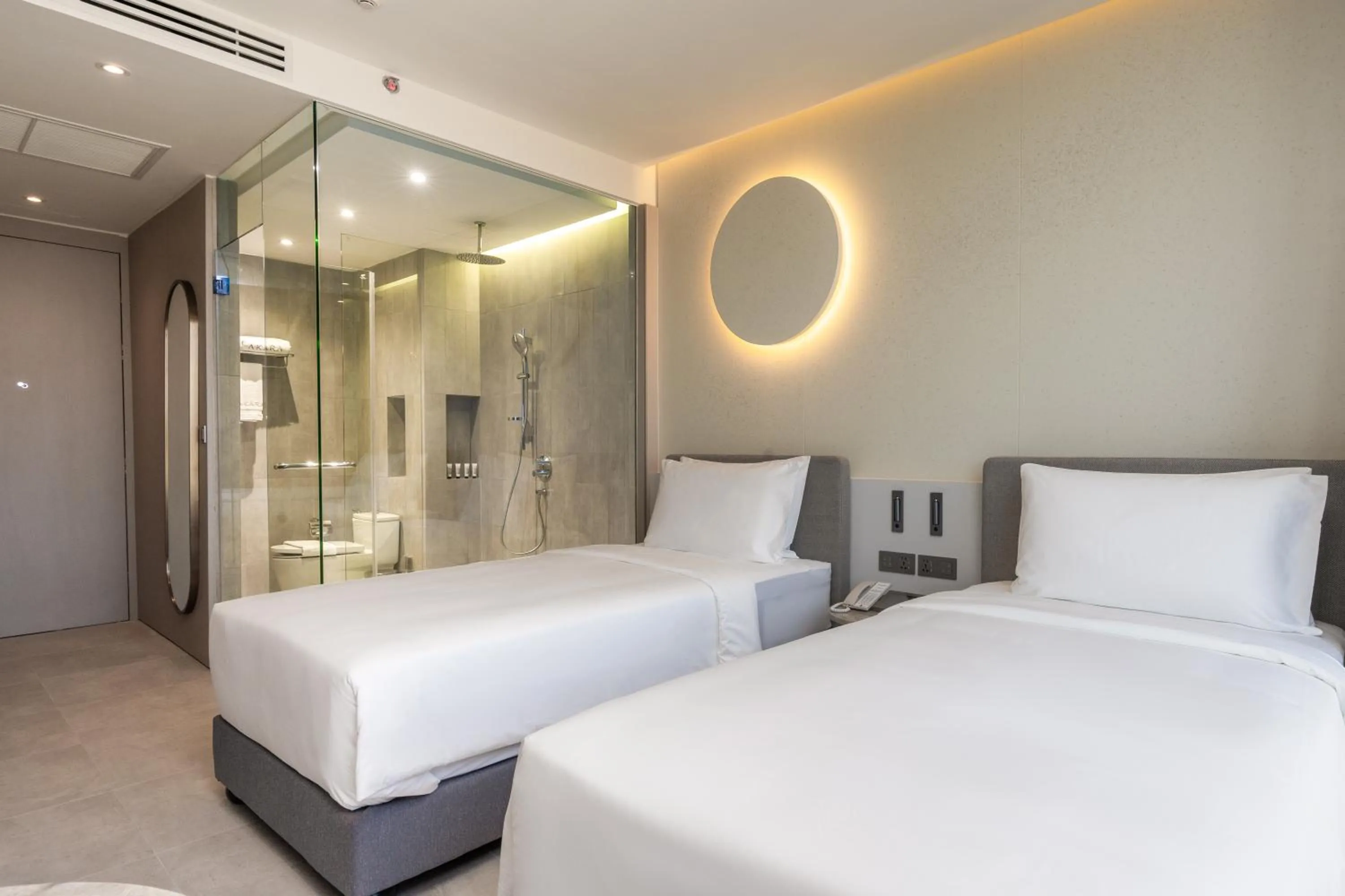 Bed in Akara Hotel Pattaya