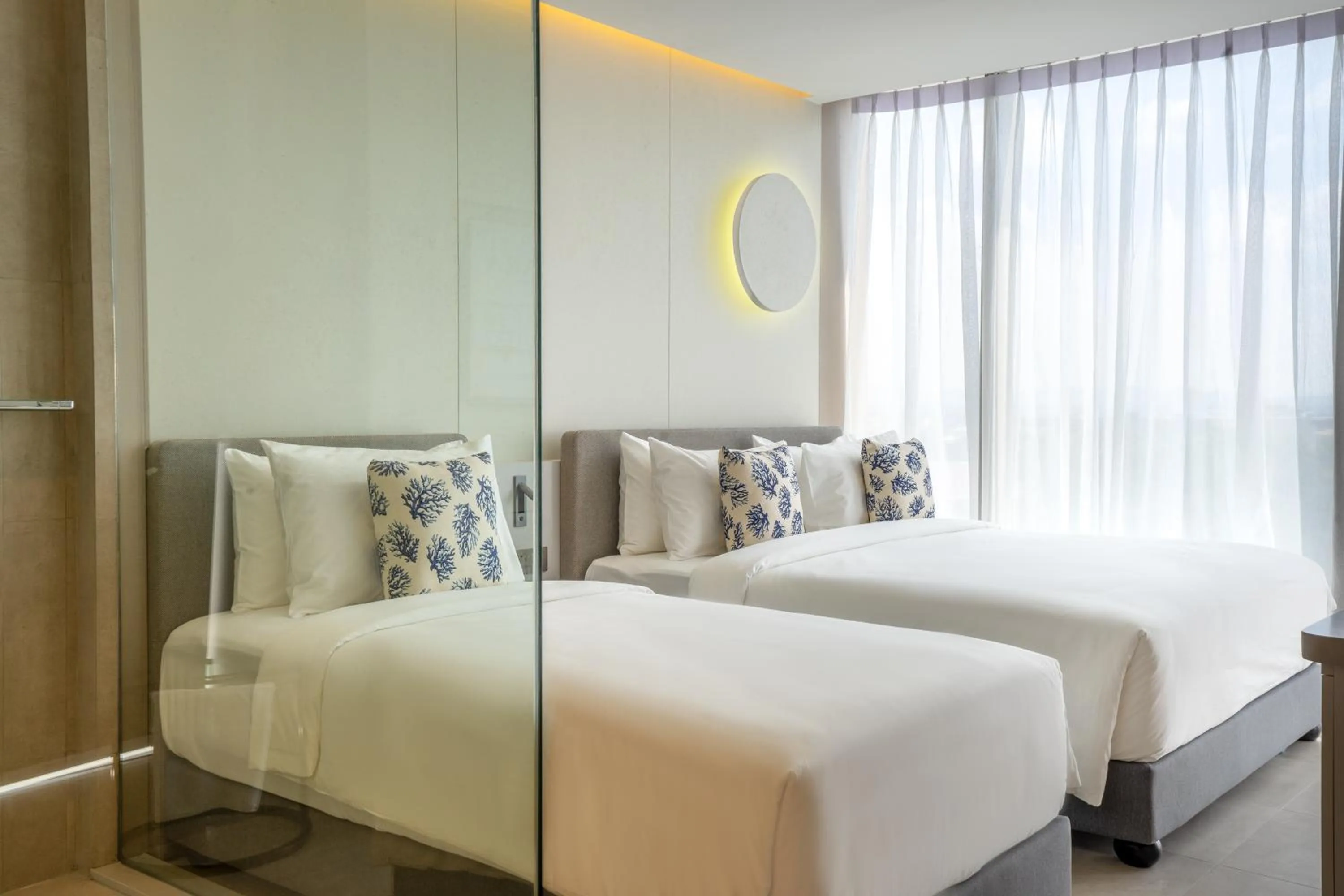 Bed in Akara Hotel Pattaya