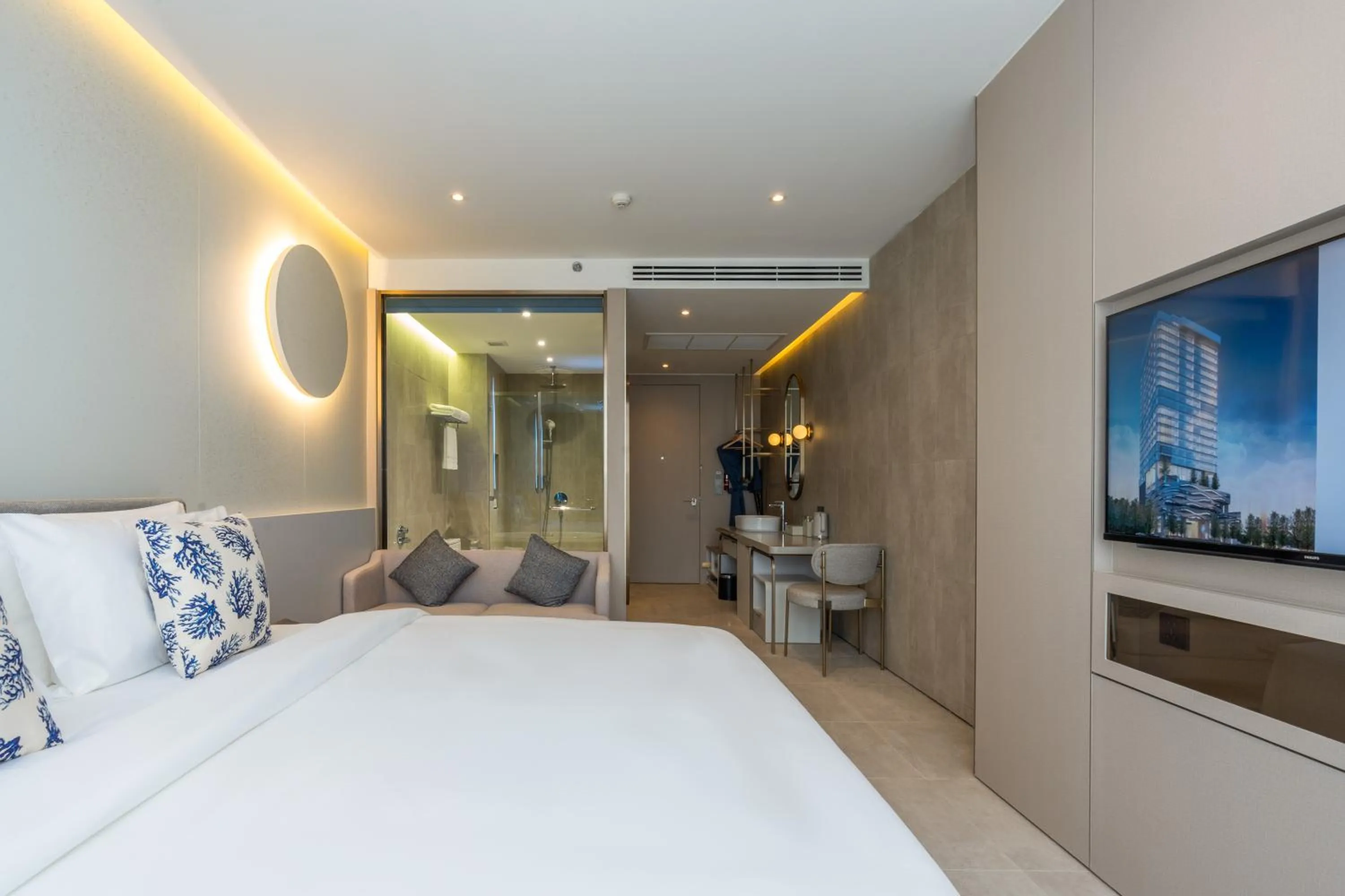 Bed in Akara Hotel Pattaya