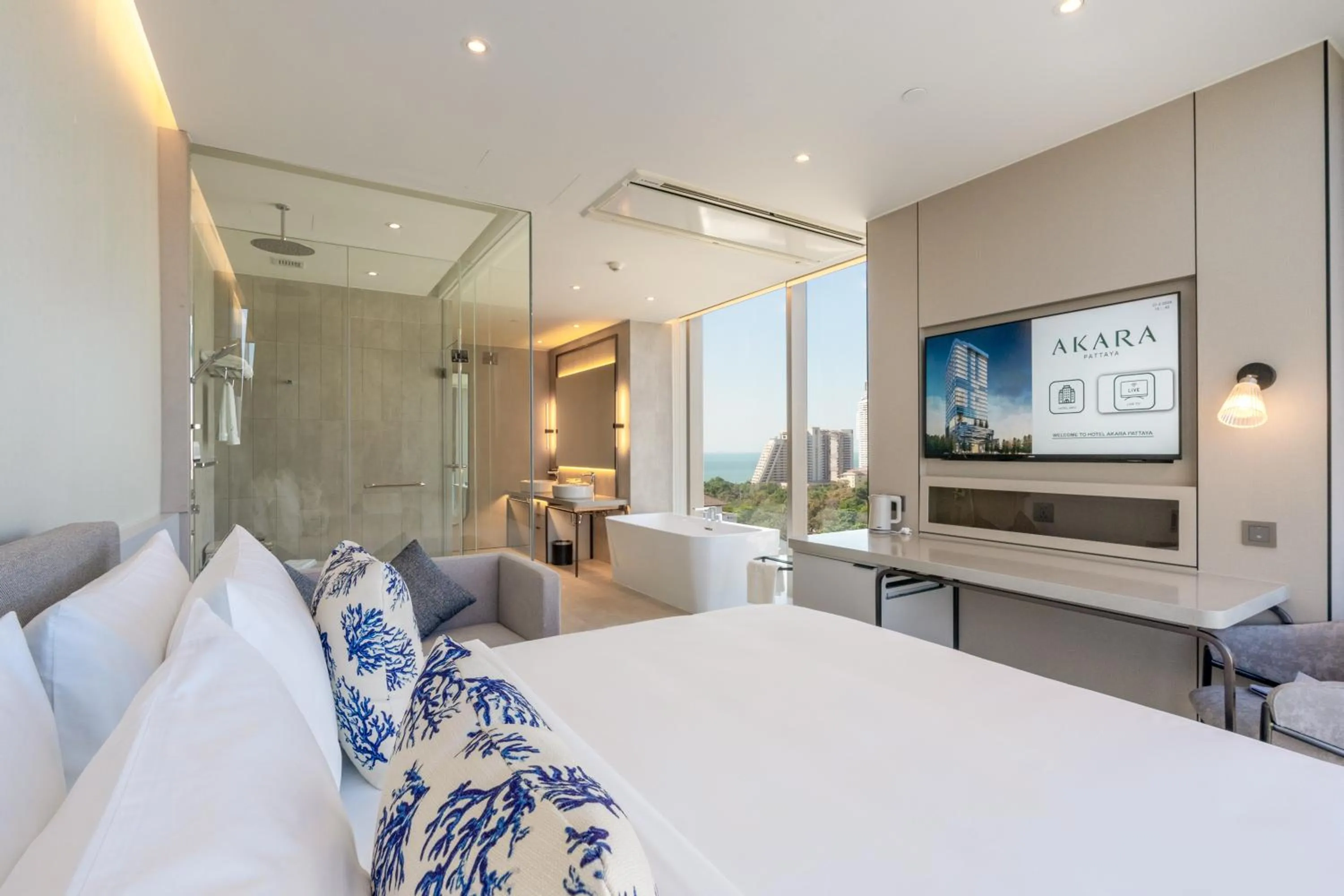 Bed in Akara Hotel Pattaya