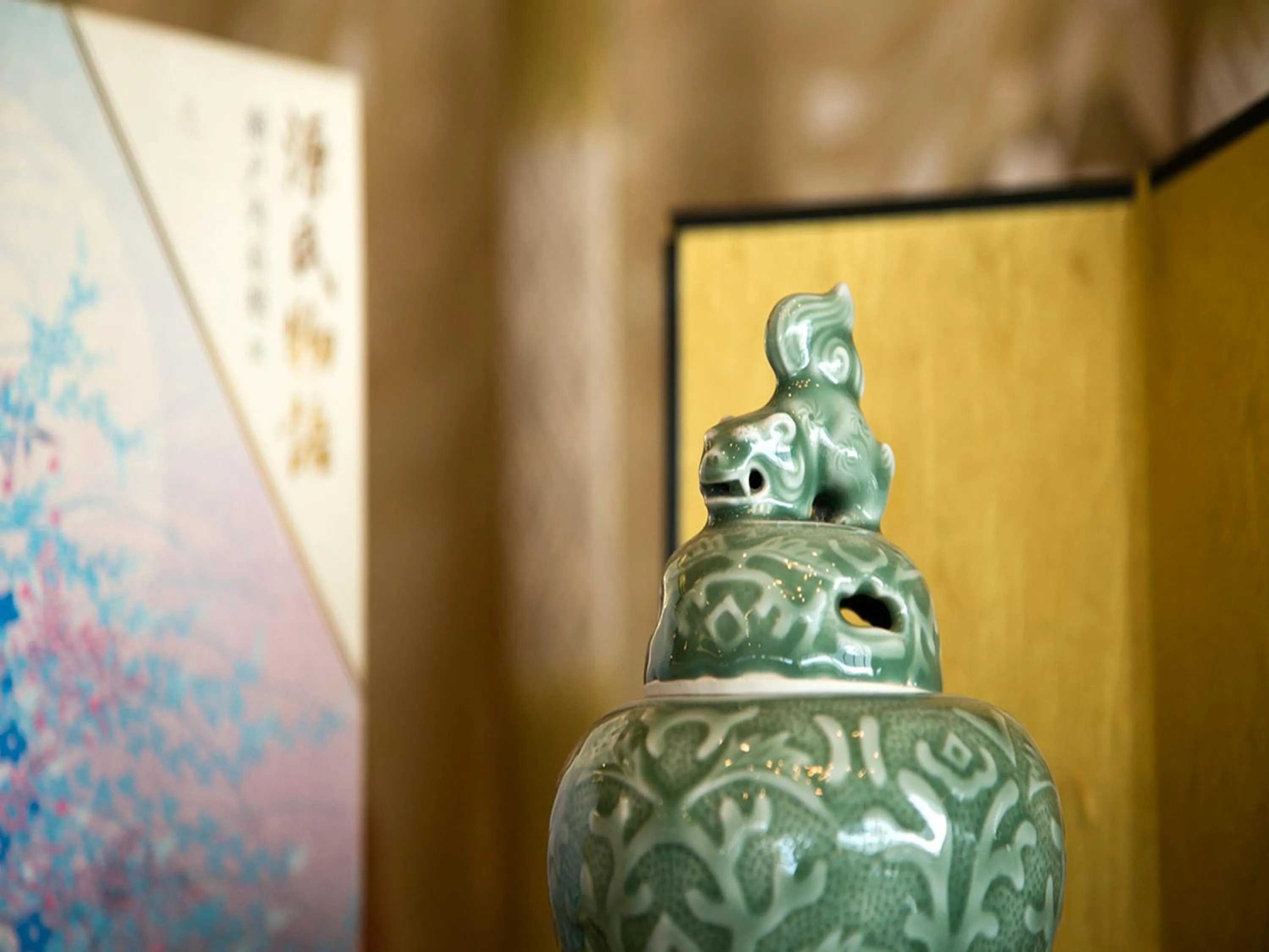 Decorative detail in Genjiko