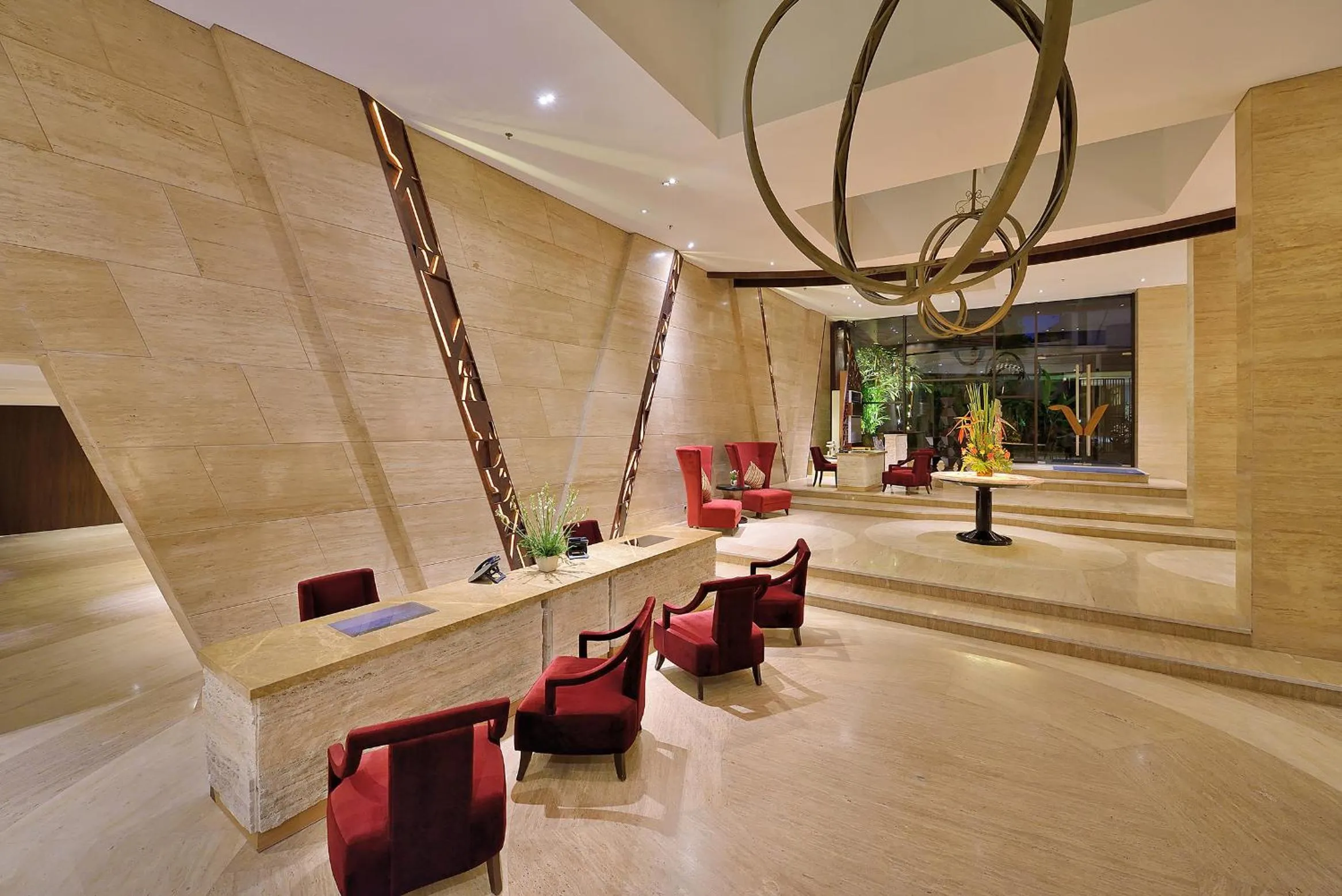 Lobby or reception in de Vins Sky Hotel Seminyak