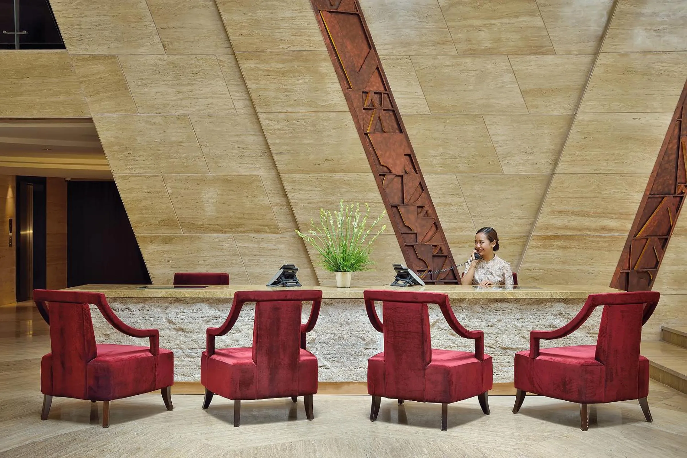 Lobby or reception in de Vins Sky Hotel Seminyak