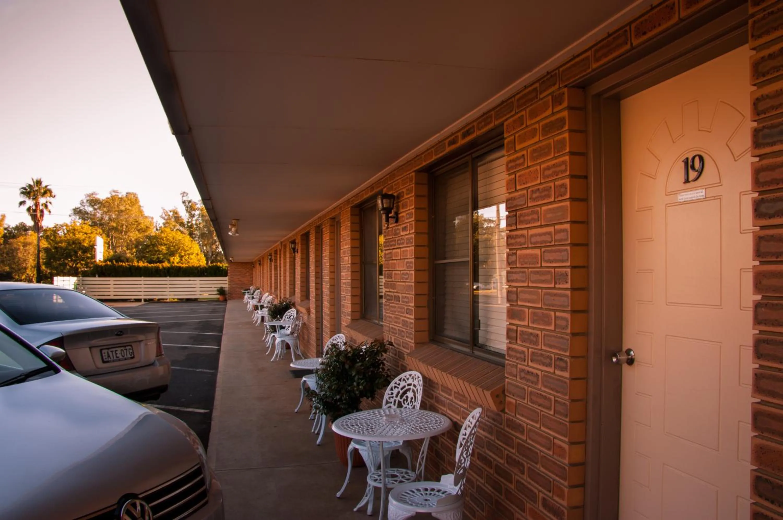 Patio in Mid Town Inn Narrabri