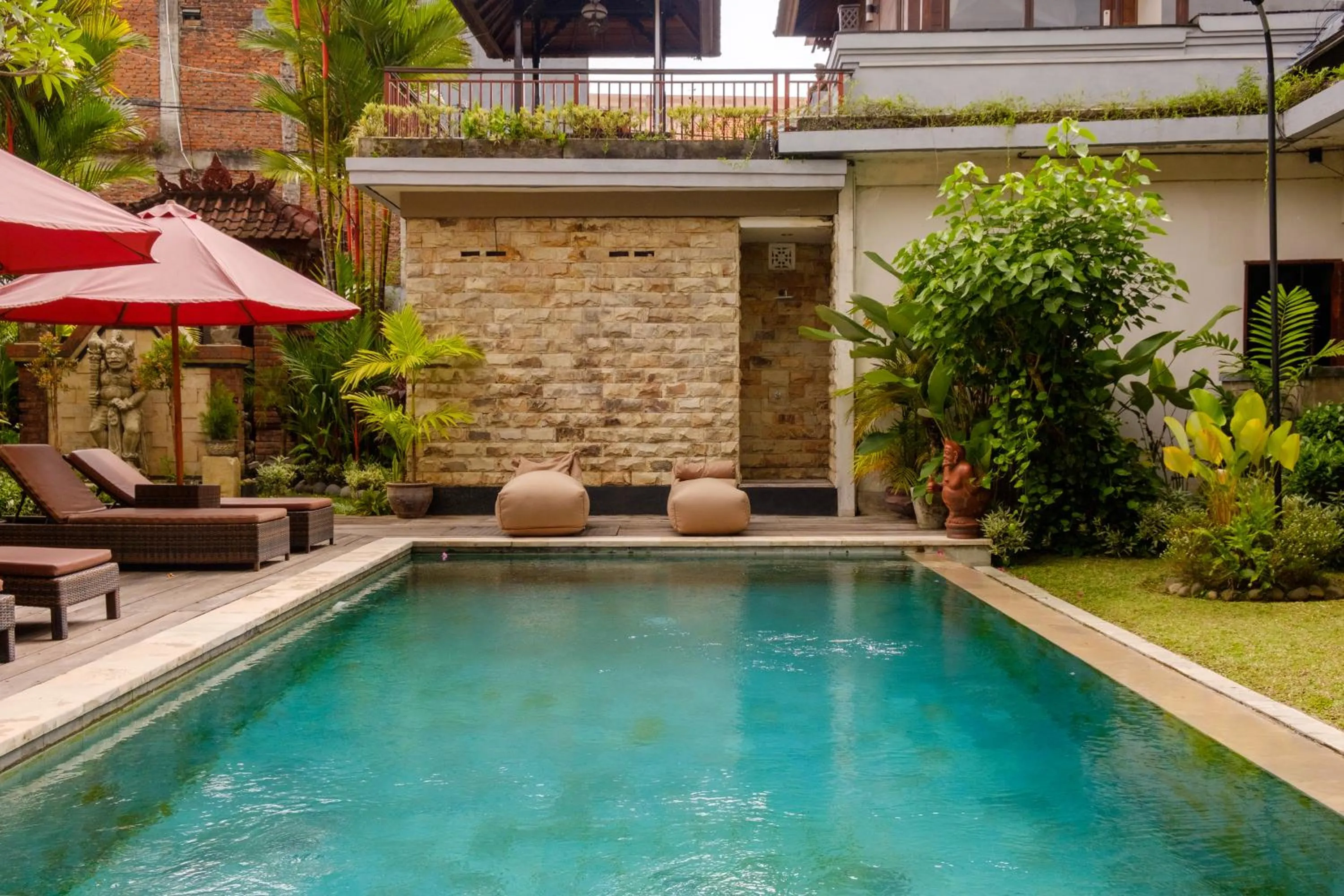 Pool view in Lebak Bali Residence