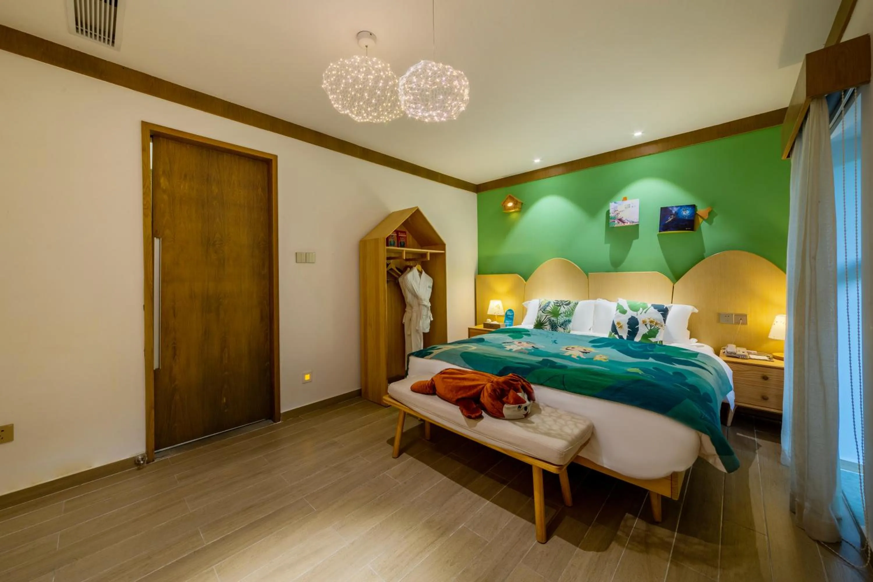 Bed in Little Hakka Hotel