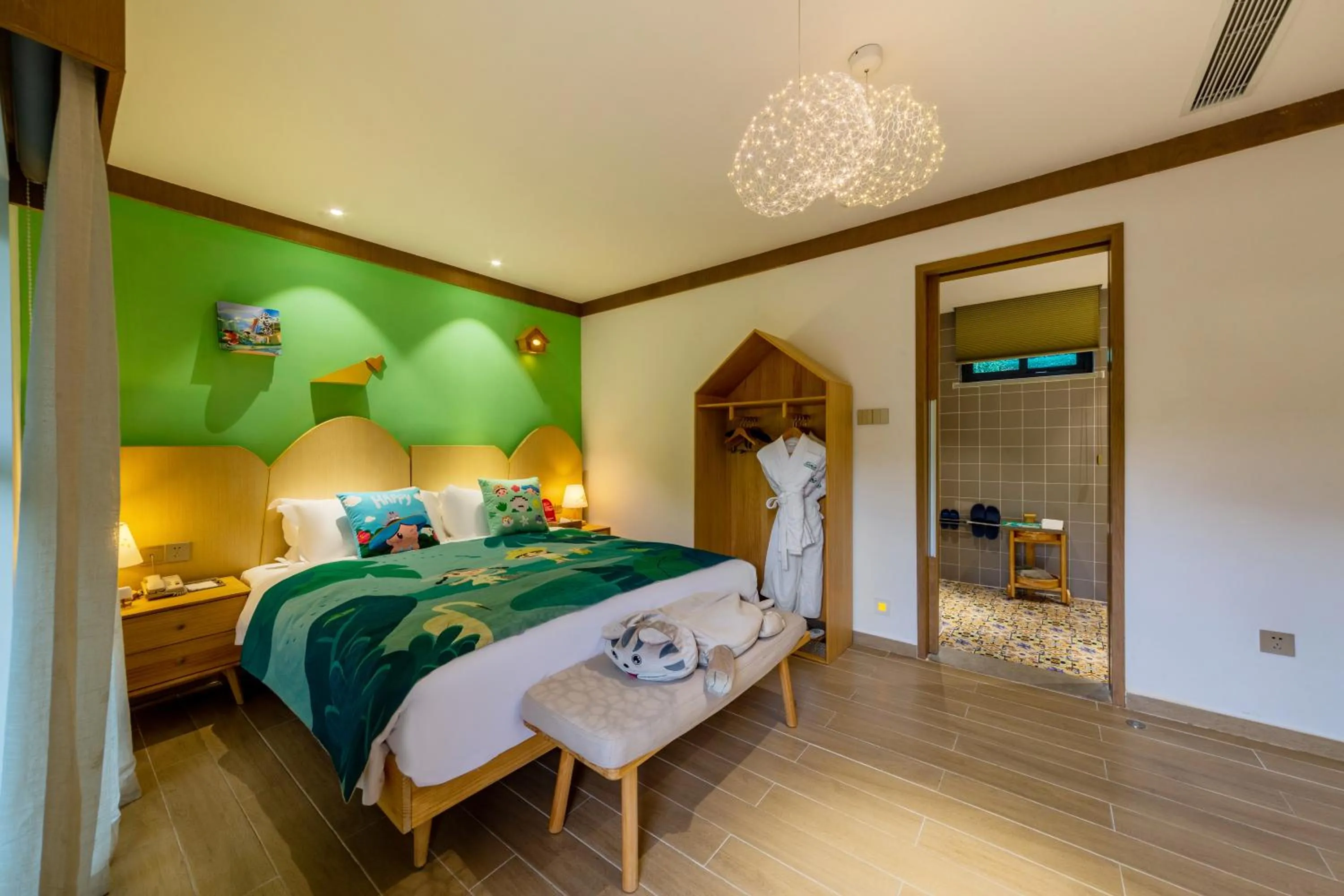 Bed in Little Hakka Hotel