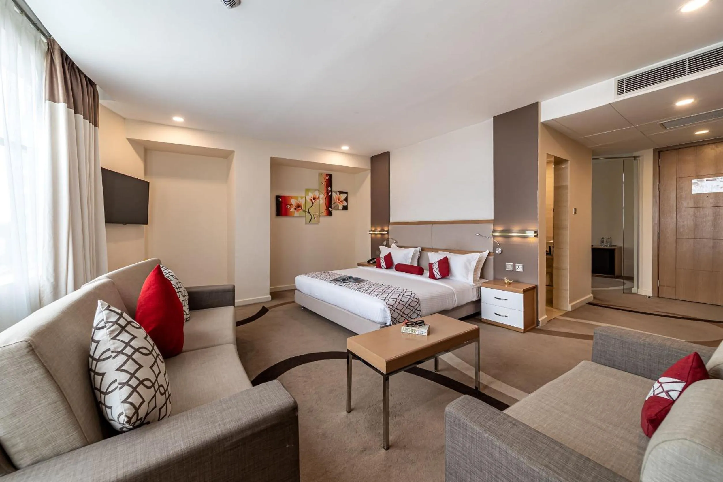 Bed in PrideInn Azure Hotel Nairobi Westlands