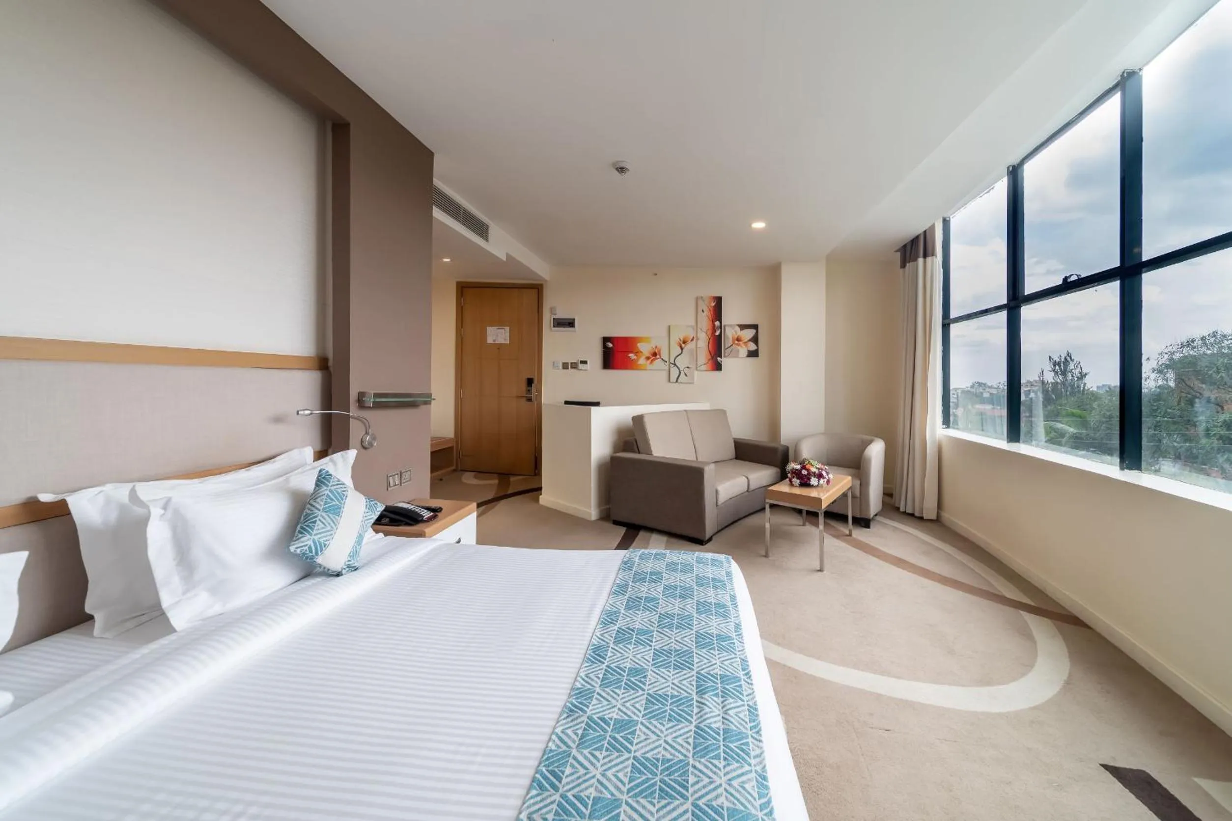 Bed in PrideInn Azure Hotel Nairobi Westlands