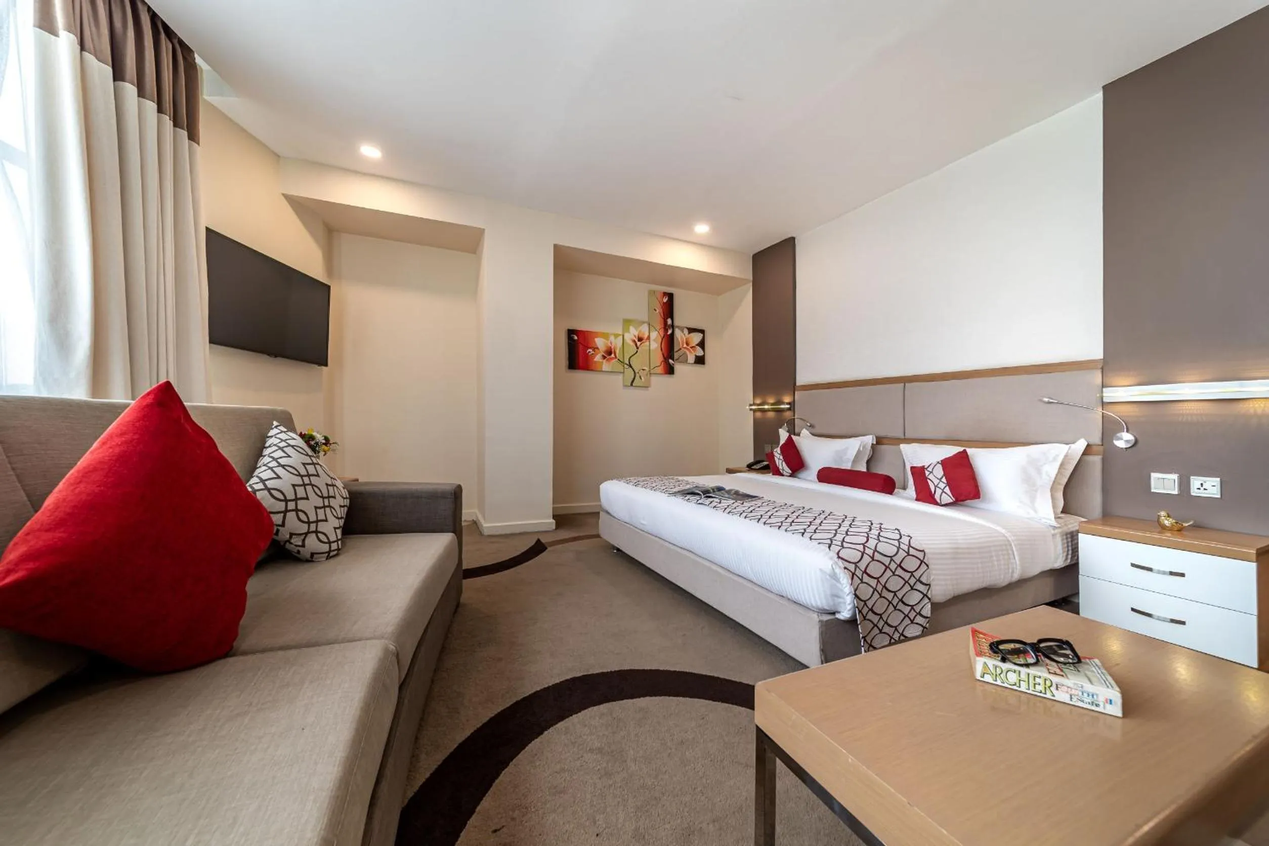 Bed in PrideInn Azure Hotel Nairobi Westlands