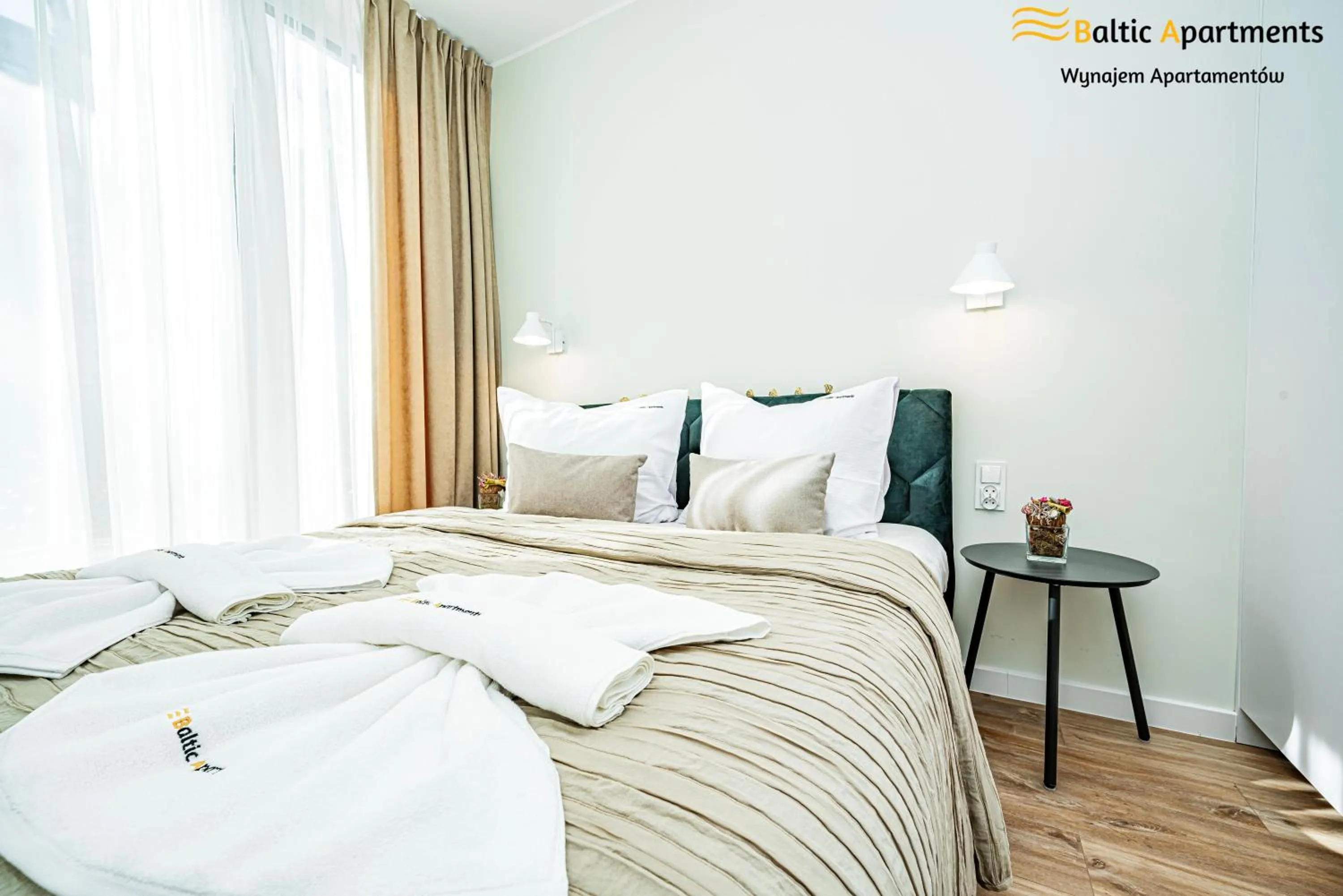 Bed in Seaside Garden Apartments & Wellness by Baltic Apartments