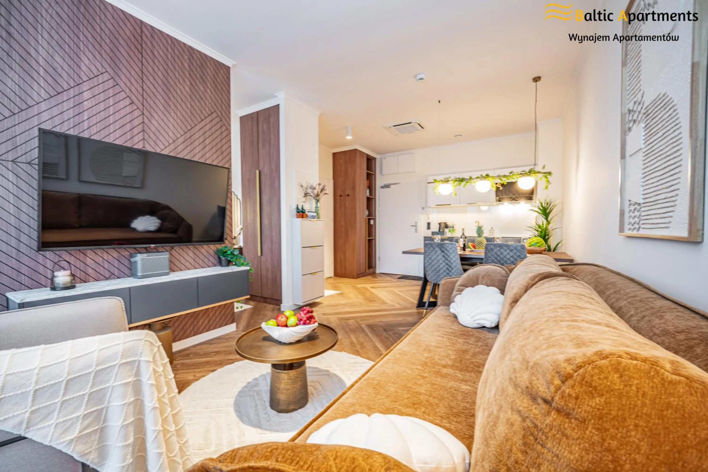 TV and multimedia in Seaside Garden Apartments & Wellness by Baltic Apartments