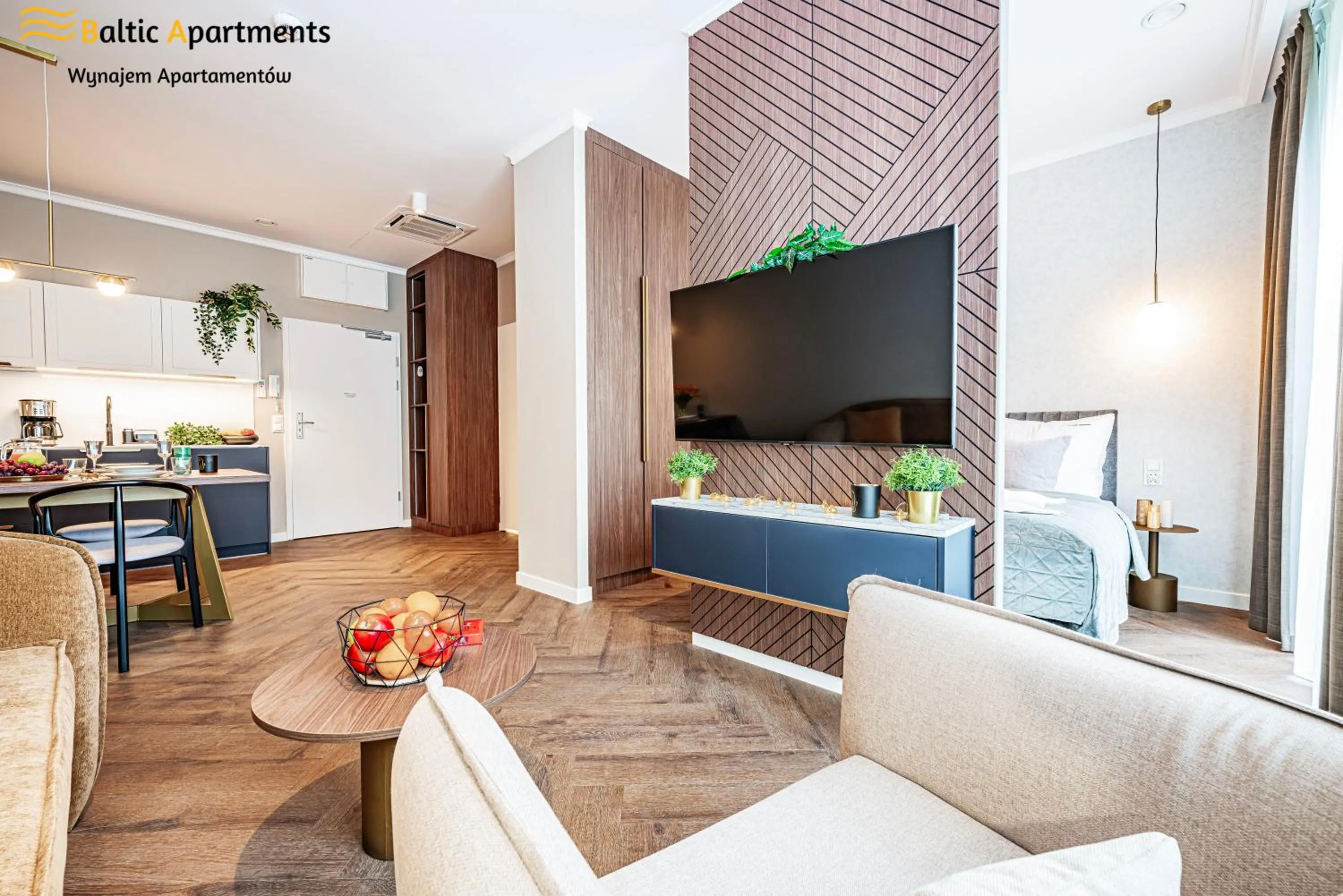 TV and multimedia in Seaside Garden Apartments & Wellness by Baltic Apartments