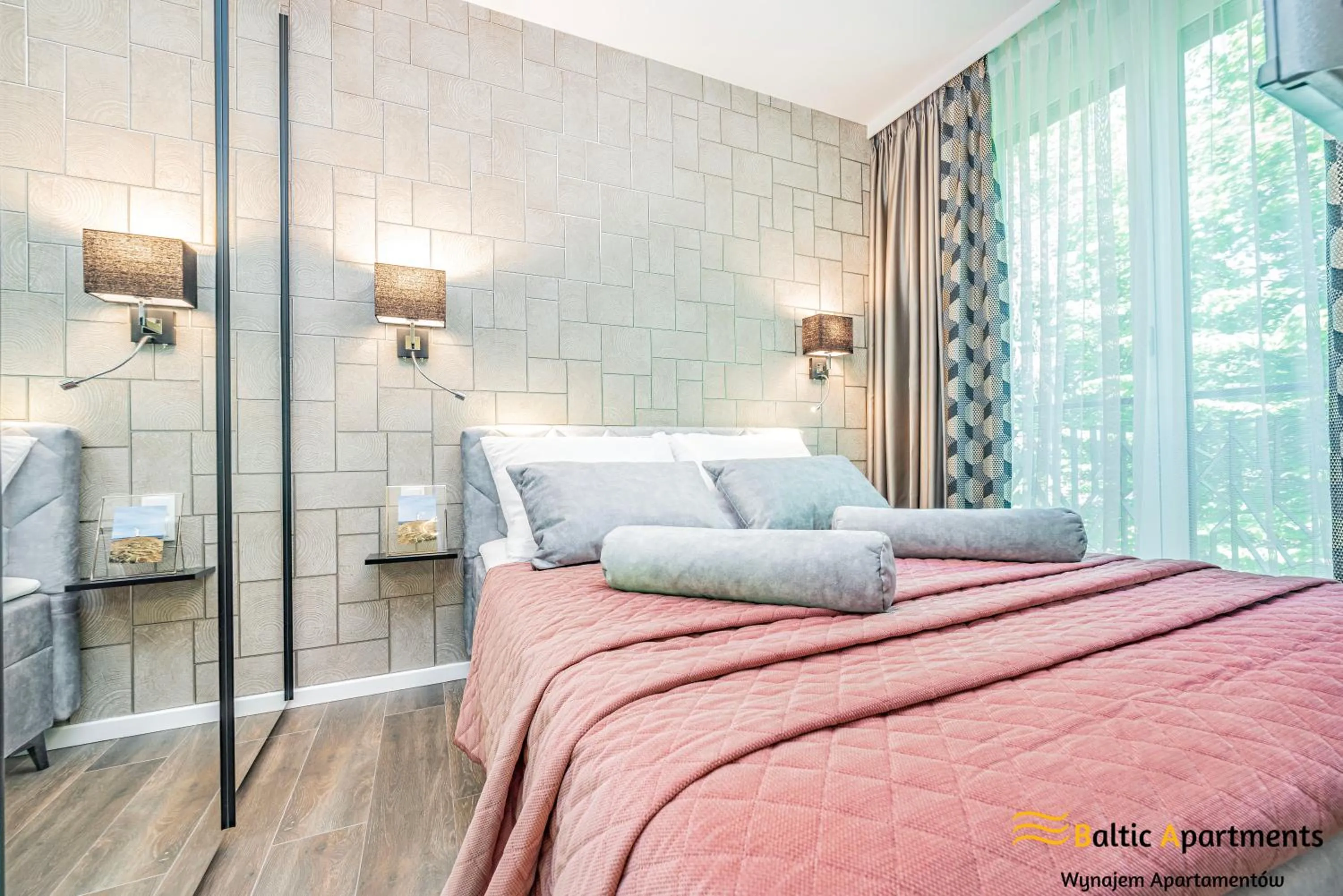 Bed in Seaside Garden Apartments & Wellness by Baltic Apartments