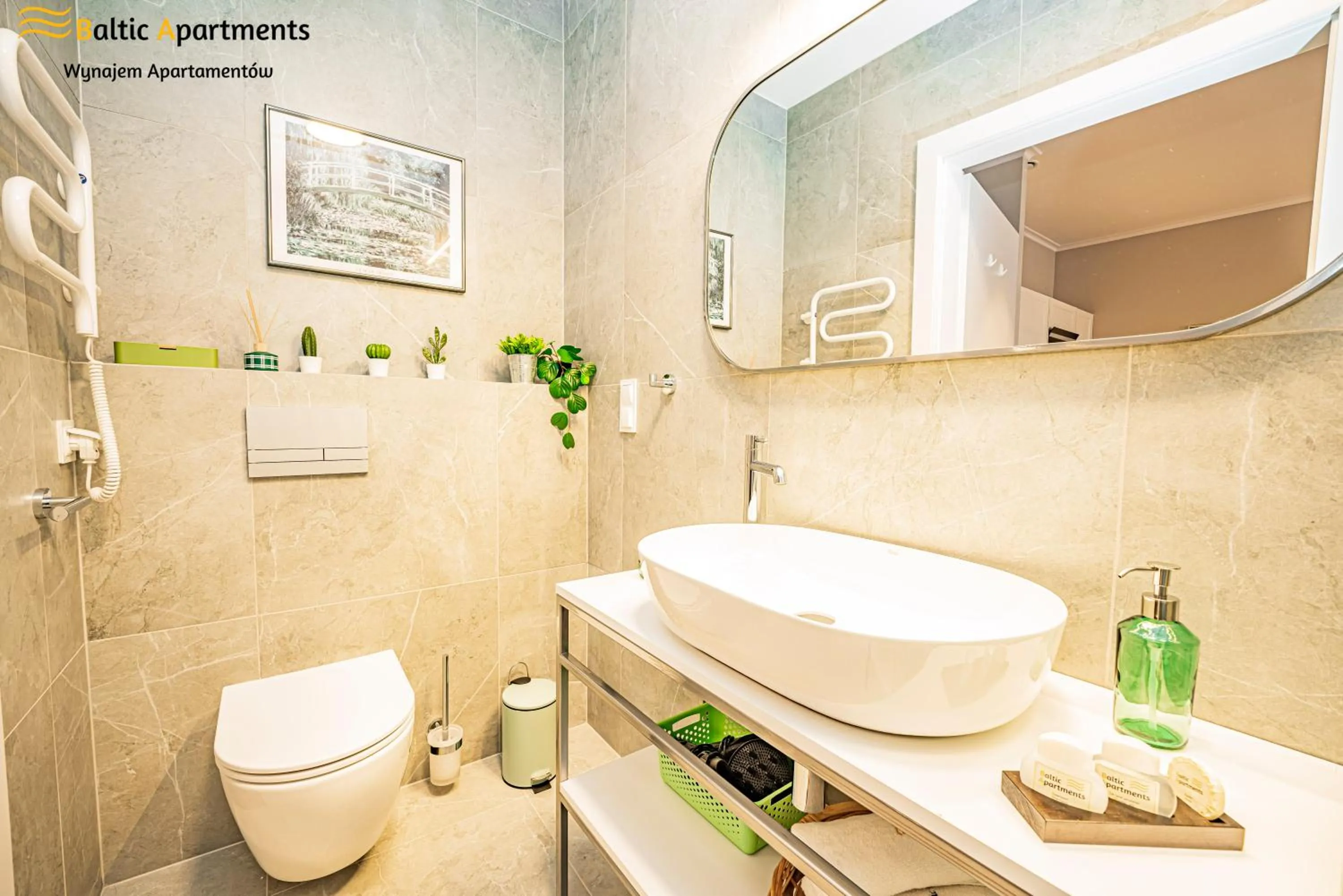 Shower in Seaside Garden Apartments & Wellness by Baltic Apartments