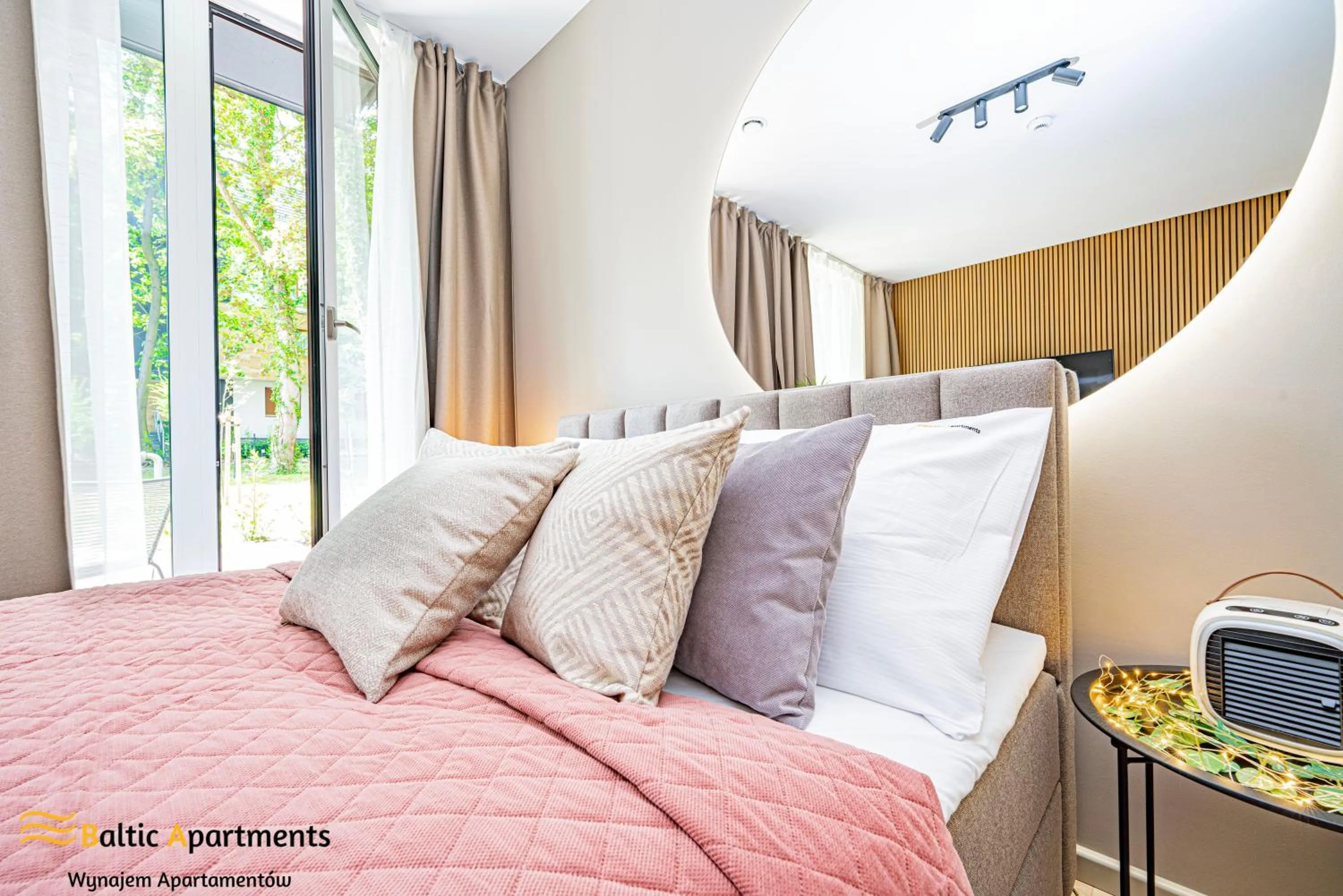 Bed in Seaside Garden Apartments & Wellness by Baltic Apartments