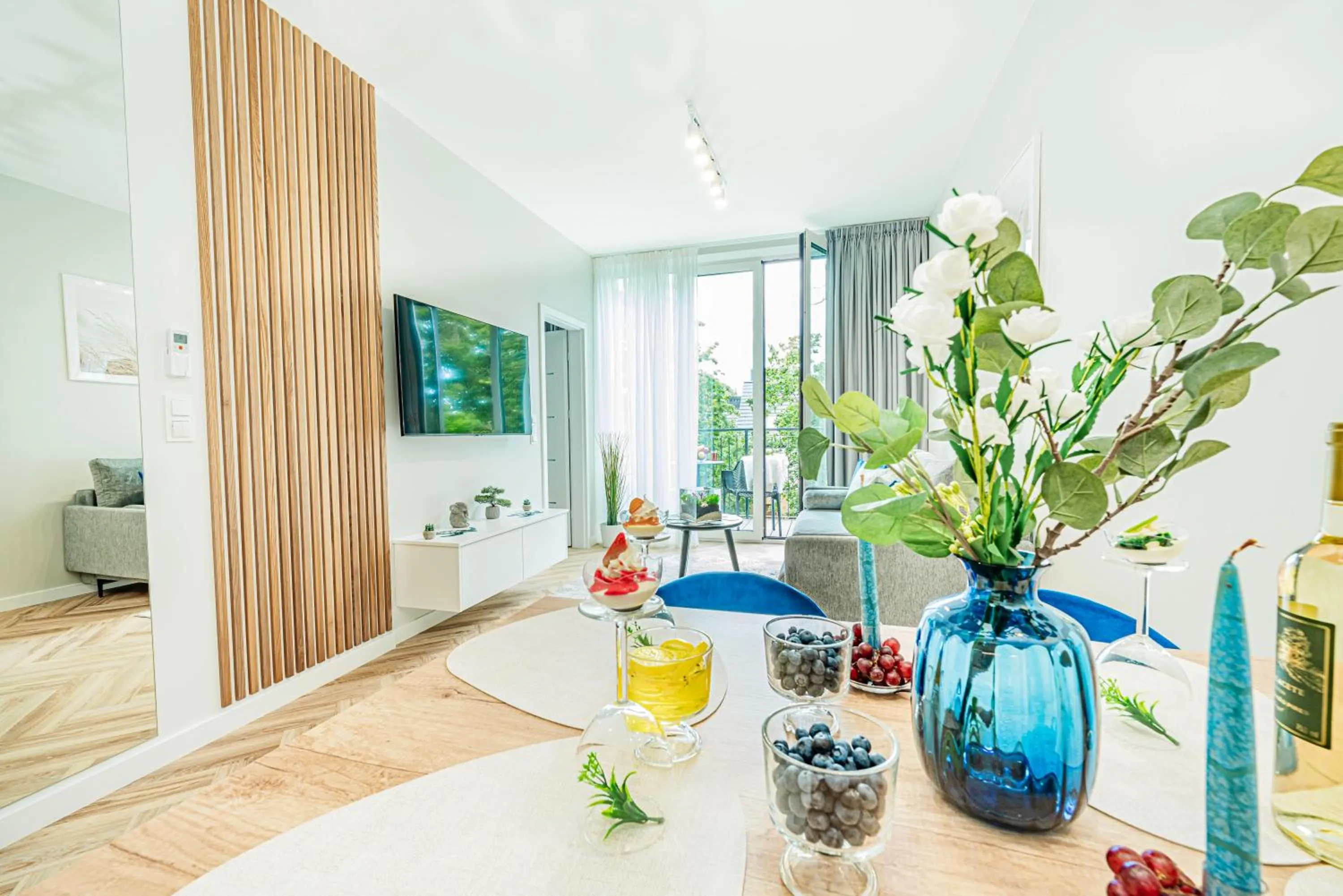 TV and multimedia in Seaside Garden Apartments & Wellness by Baltic Apartments