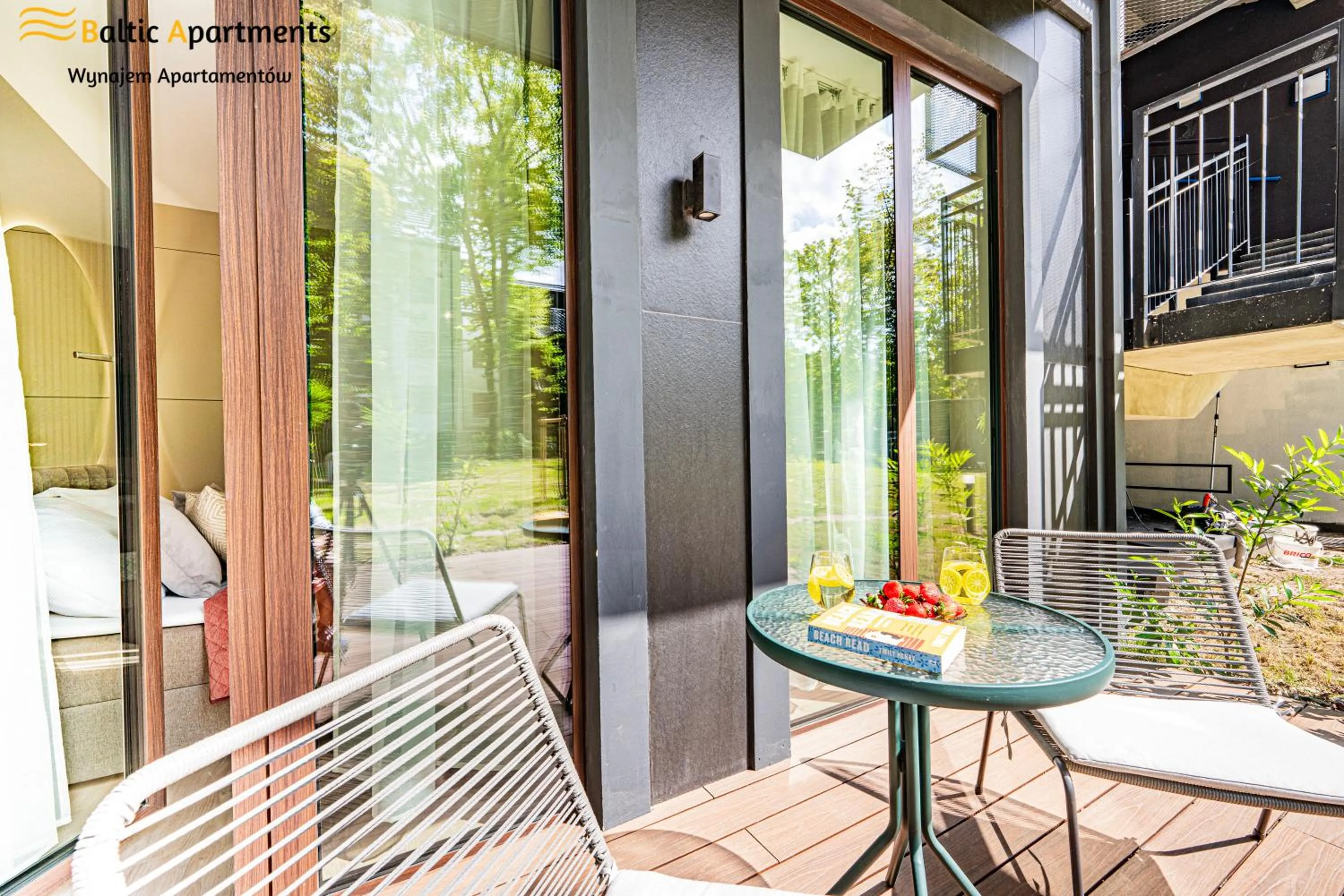 Balcony/Terrace in Seaside Garden Apartments & Wellness by Baltic Apartments