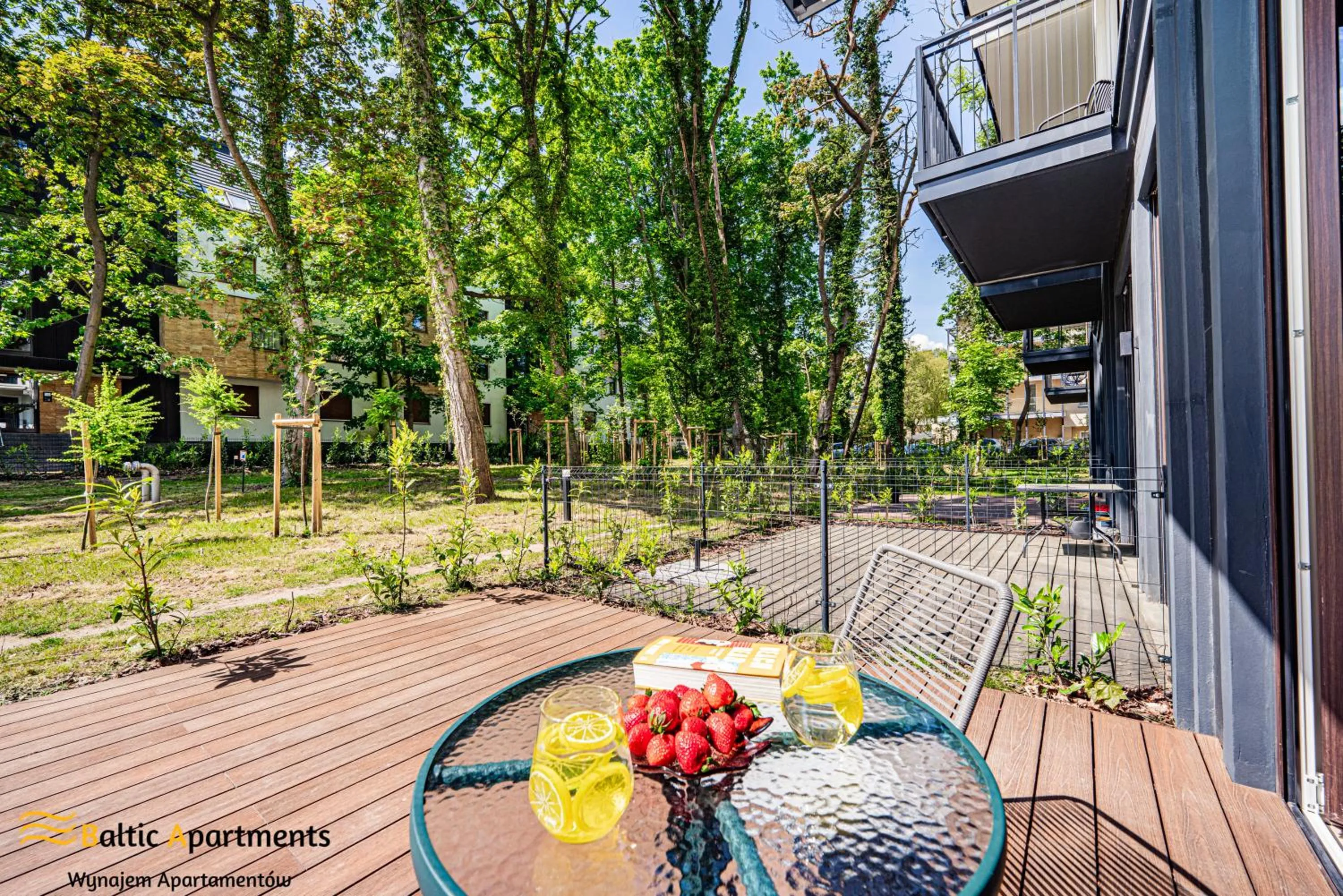 Balcony/Terrace in Seaside Garden Apartments & Wellness by Baltic Apartments