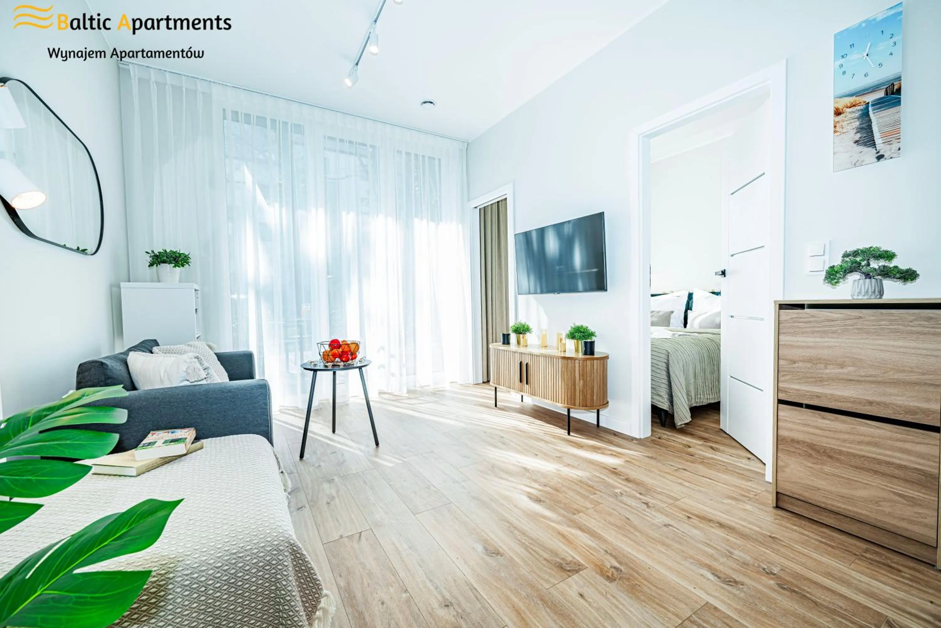 TV and multimedia in Seaside Garden Apartments & Wellness by Baltic Apartments